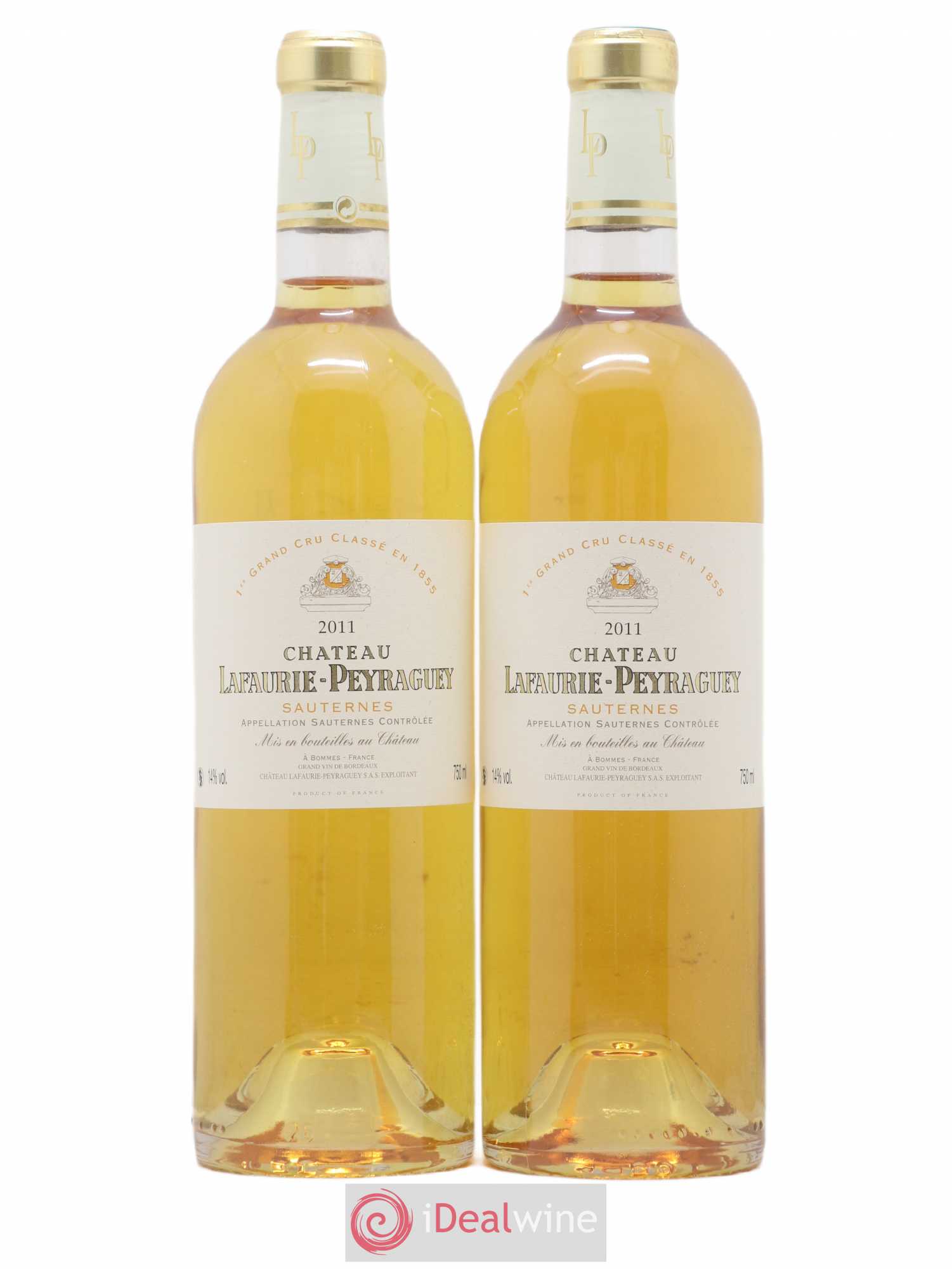 Château Lafaurie-Peyraguey 1er Grand Cru Classé 2011 - Lotto di 2 bottiglie - 0