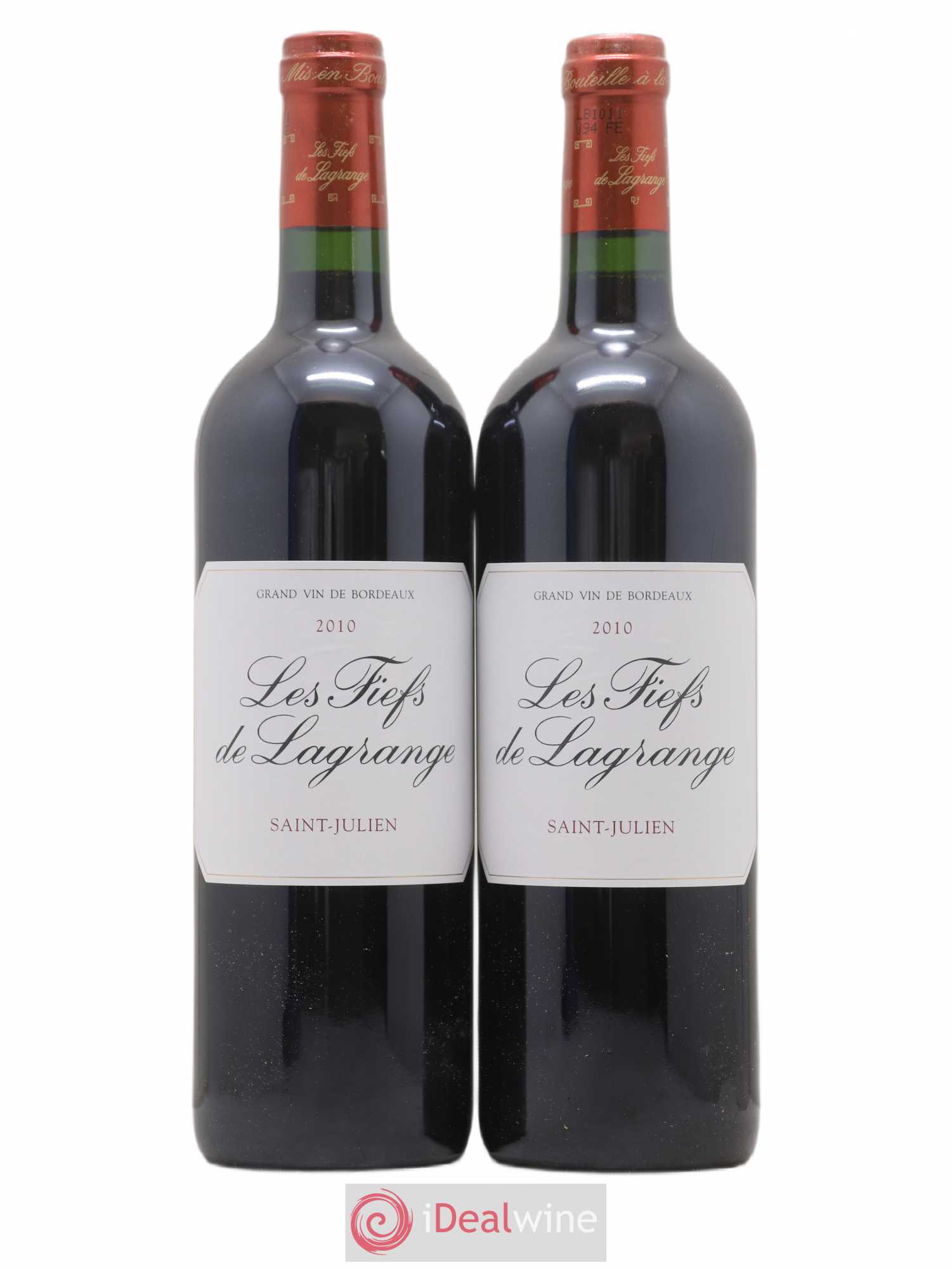 Les Fiefs de Lagrange Second Vin 2010 - Lot de 2 bouteilles - 0