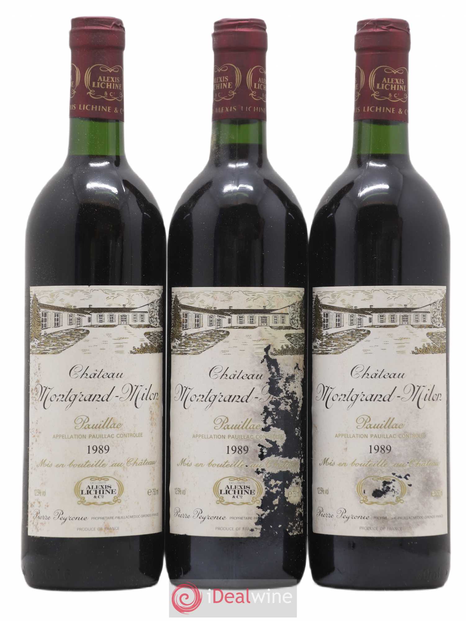 Pauillac Château Montgrand-Milon 1989 - Posten von 12 Flaschen - 3