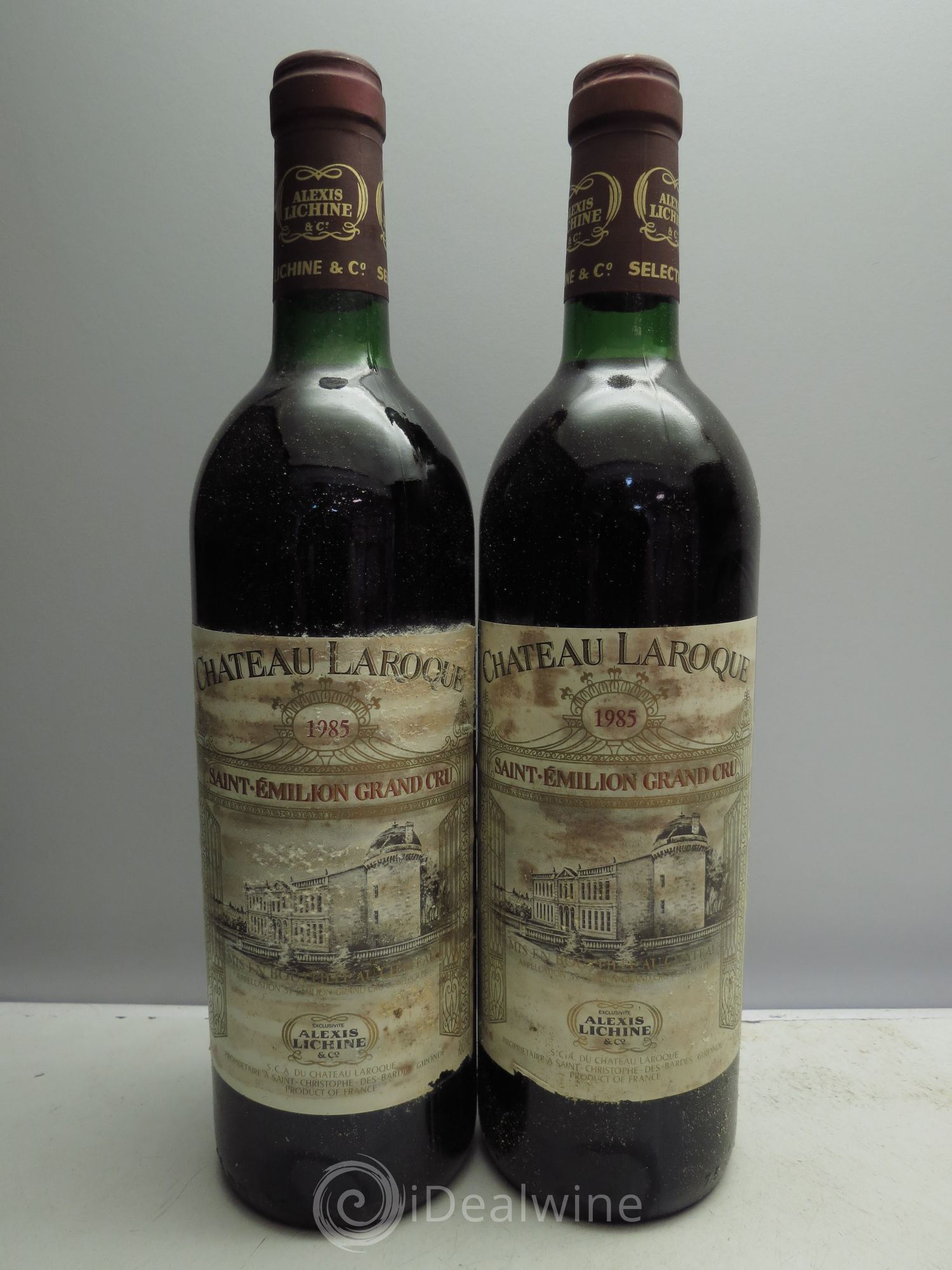 Château Laroque Grand Cru Classé 1985 - Lot de 2 bouteilles - 0