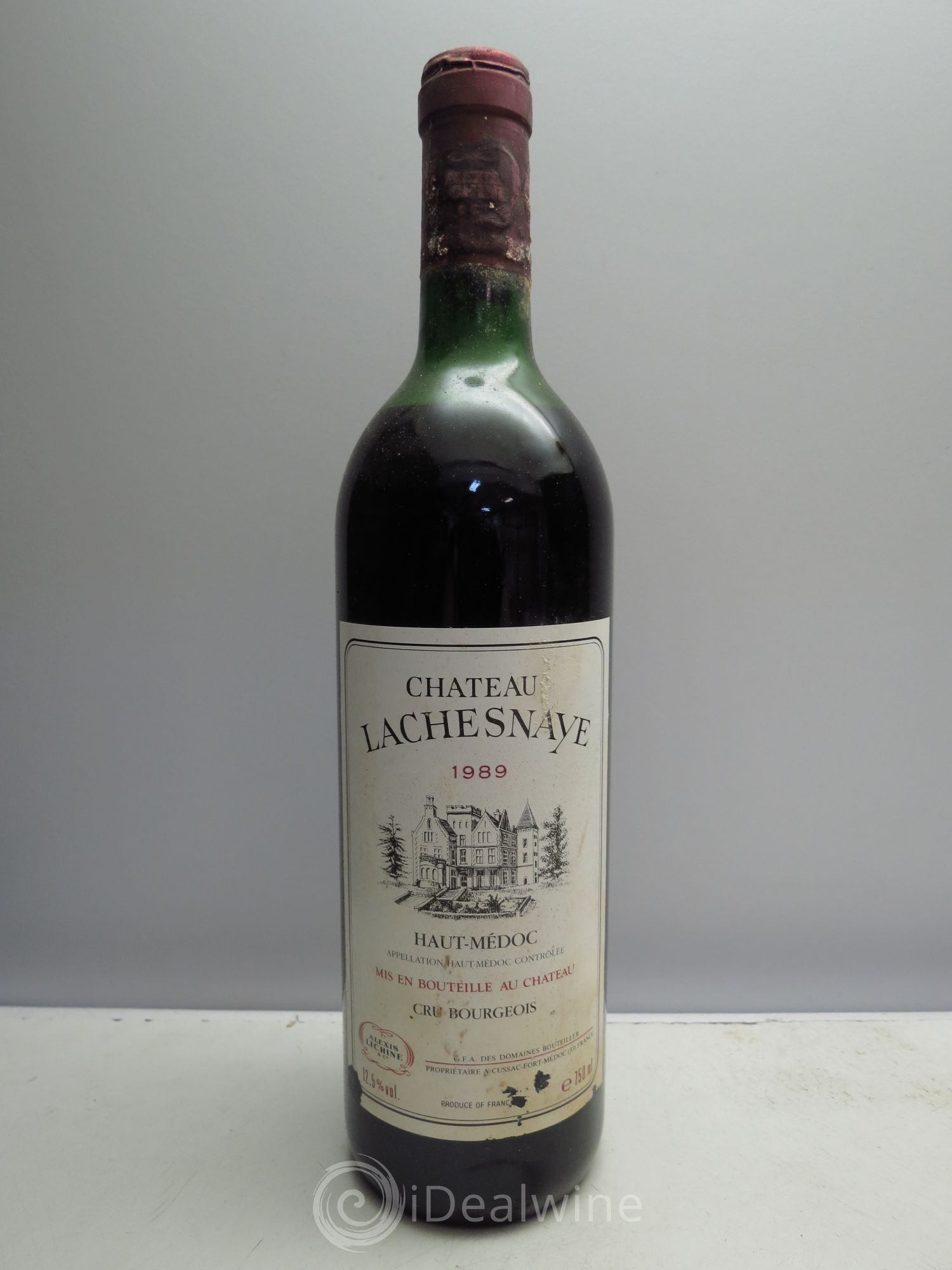 Château Lachesnaye Cru Bourgeois 1989 - Lot de 6 bouteilles - 0