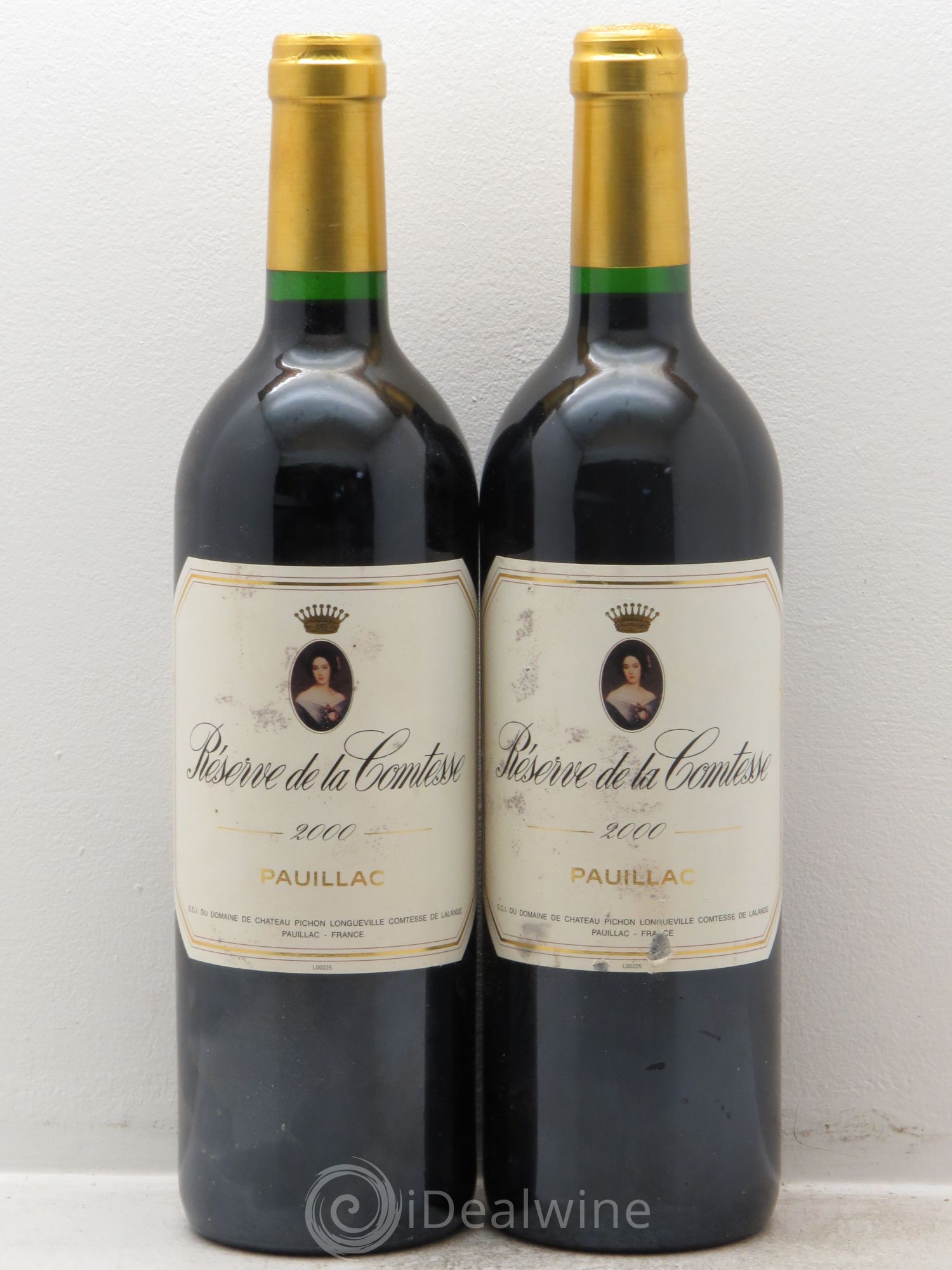 Réserve de la Comtesse Second Vin 2000 - Lot de 2 bouteilles - 0