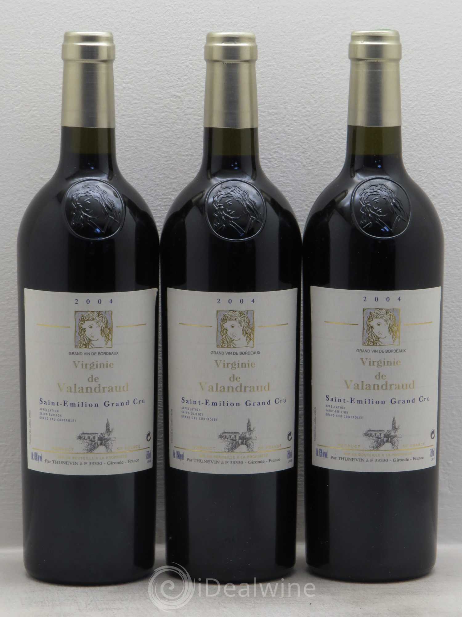 Virginie de Valandraud 2004 - Lot de 3 bouteilles - 0