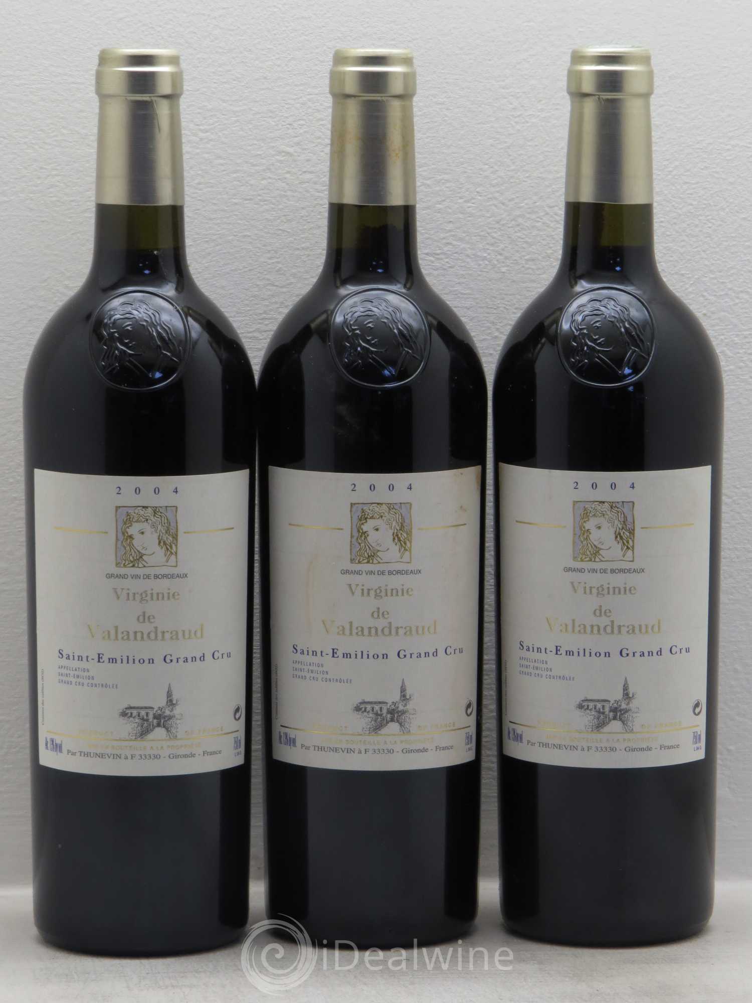 Virginie de Valandraud 2004 - Lot de 3 bouteilles - 0