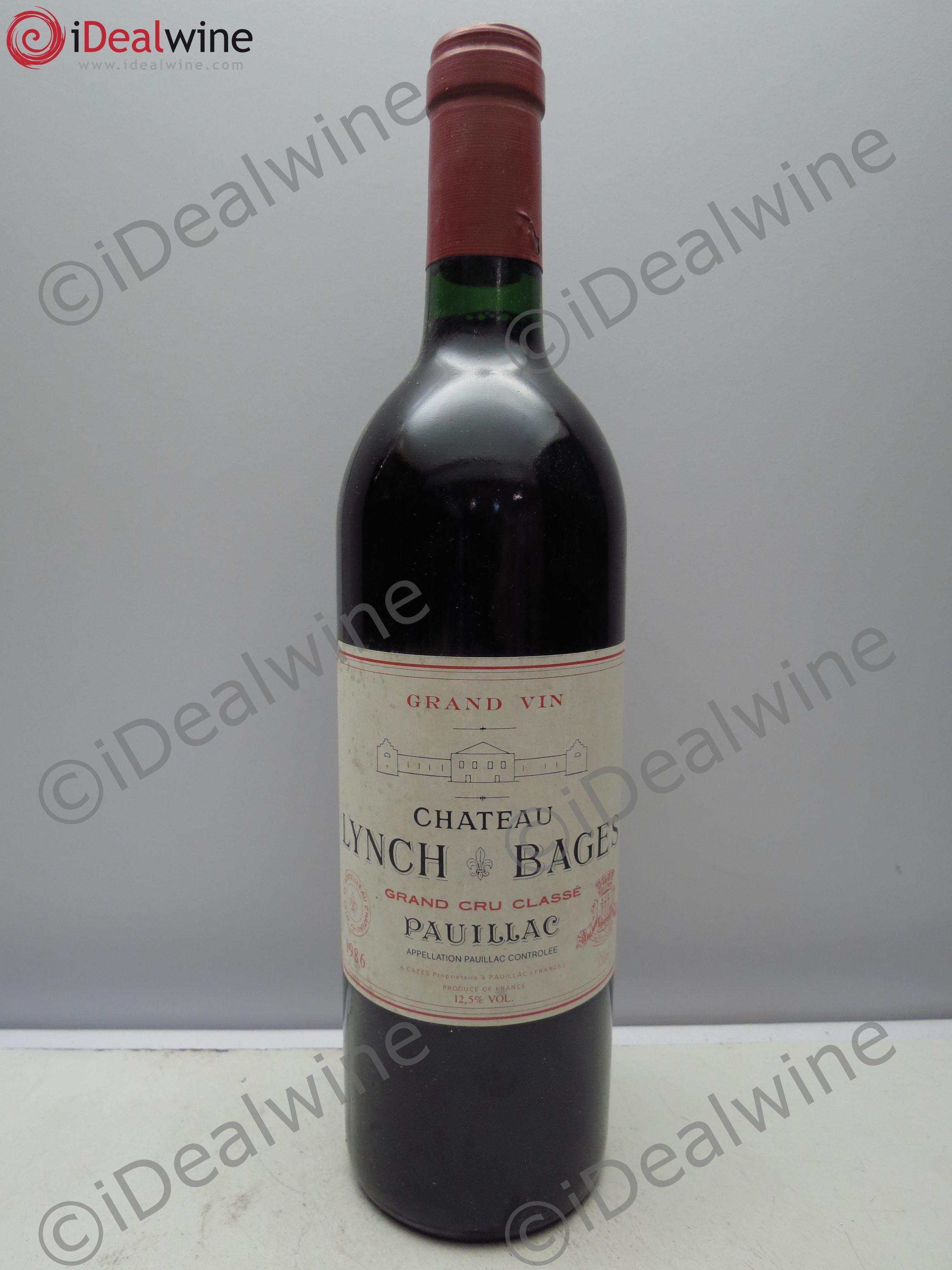 Château Lynch Bages 5ème Grand Cru Classé 1986 - Lot de 1 bouteille - 0