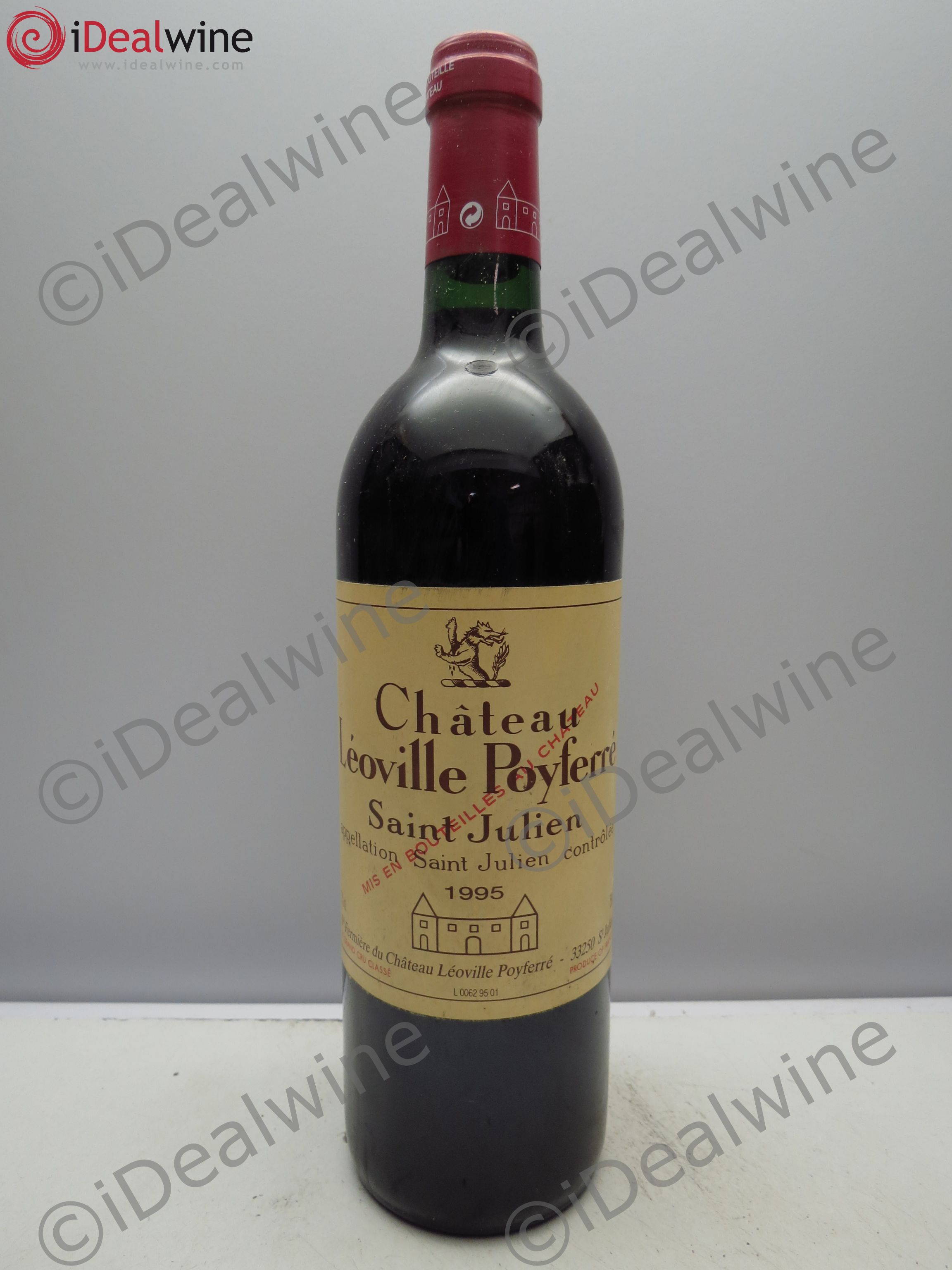 Château Léoville Poyferré 2ème Grand Cru Classé 1995 - Lot de 1 bouteille - 0