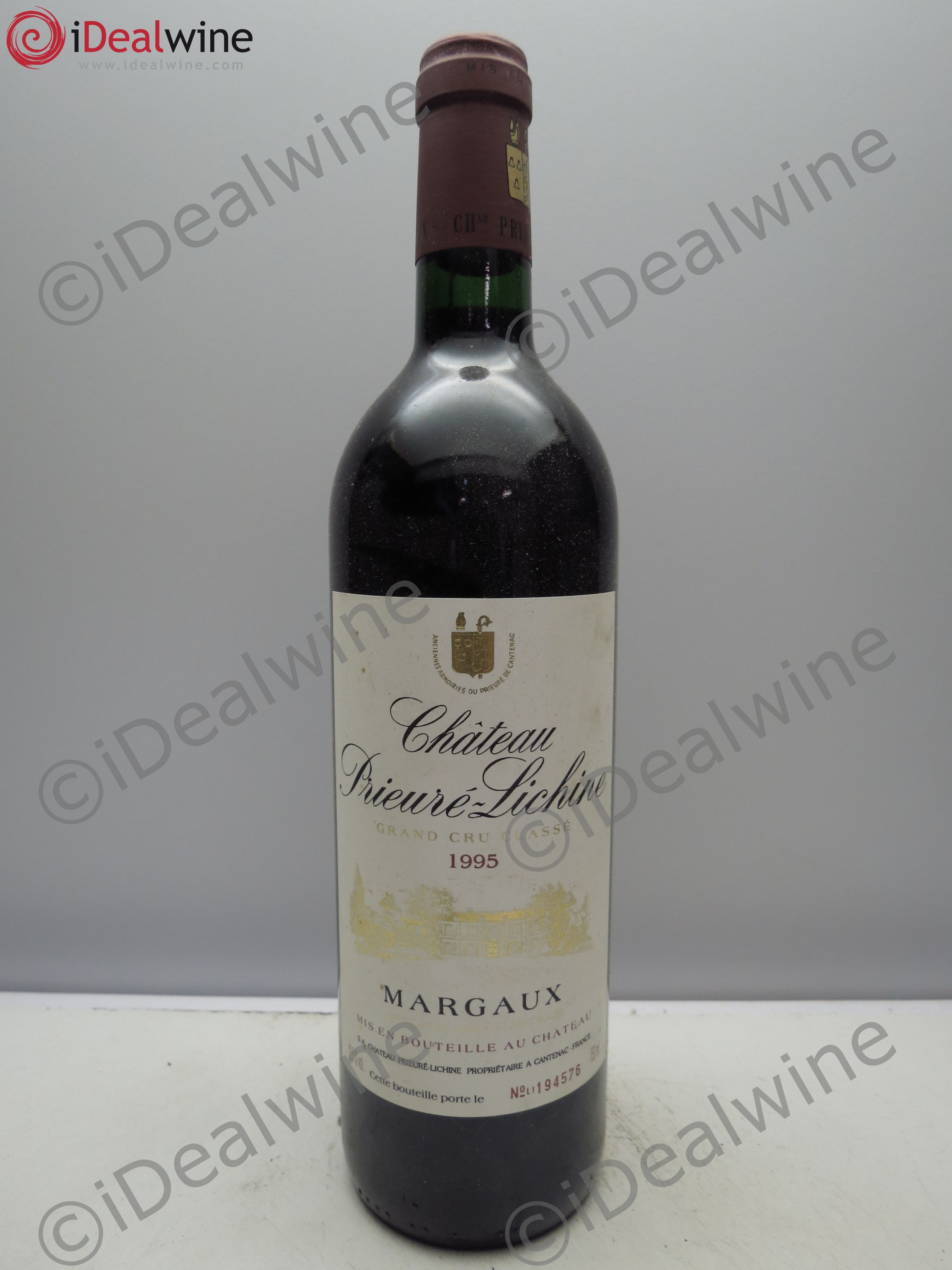 Château Prieuré Lichine 4ème Grand Cru Classé 1995 - Lot de 1 bouteille - 0