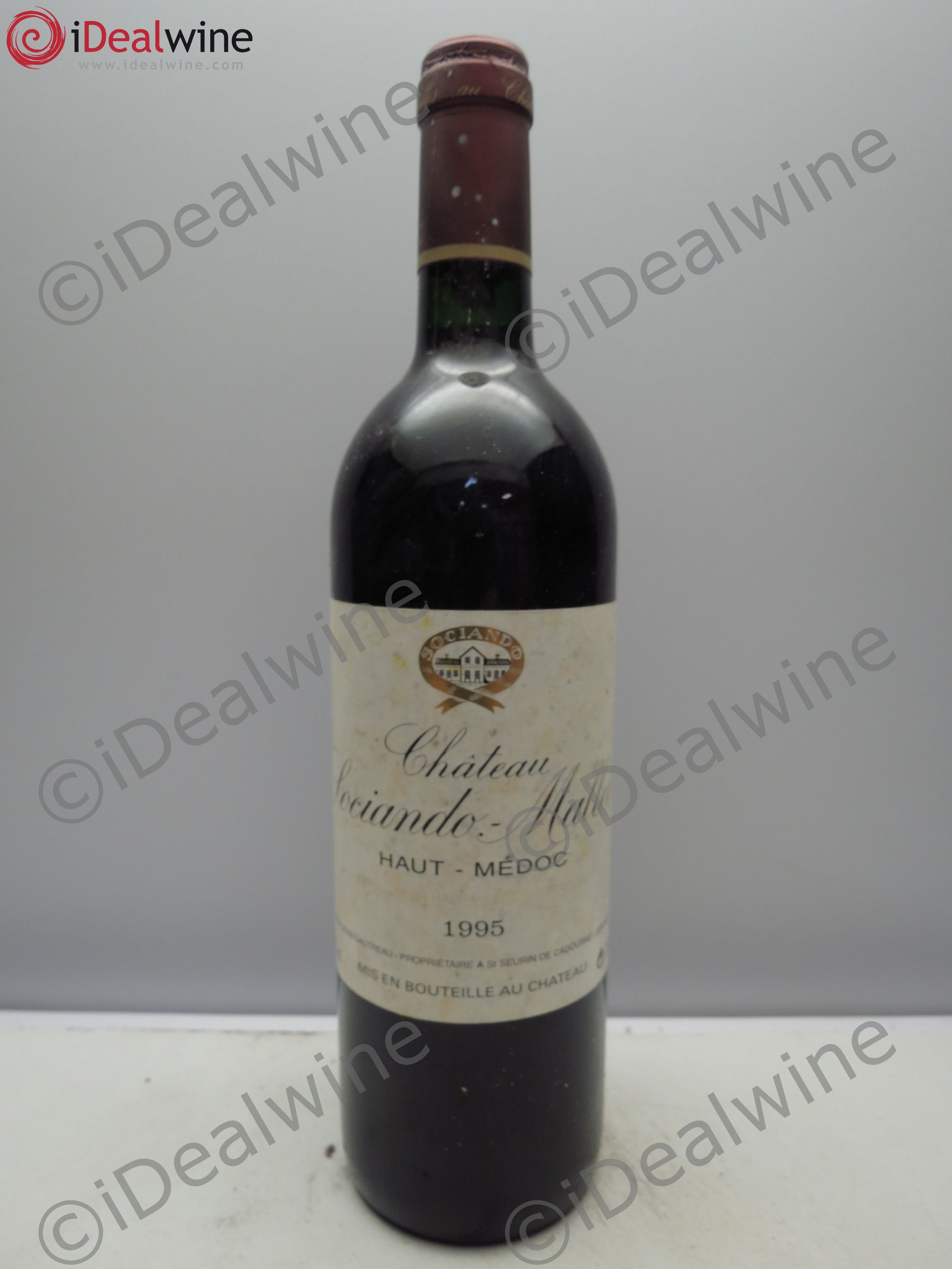 Château Sociando Mallet 1995 - Lot de 6 bouteilles - 0