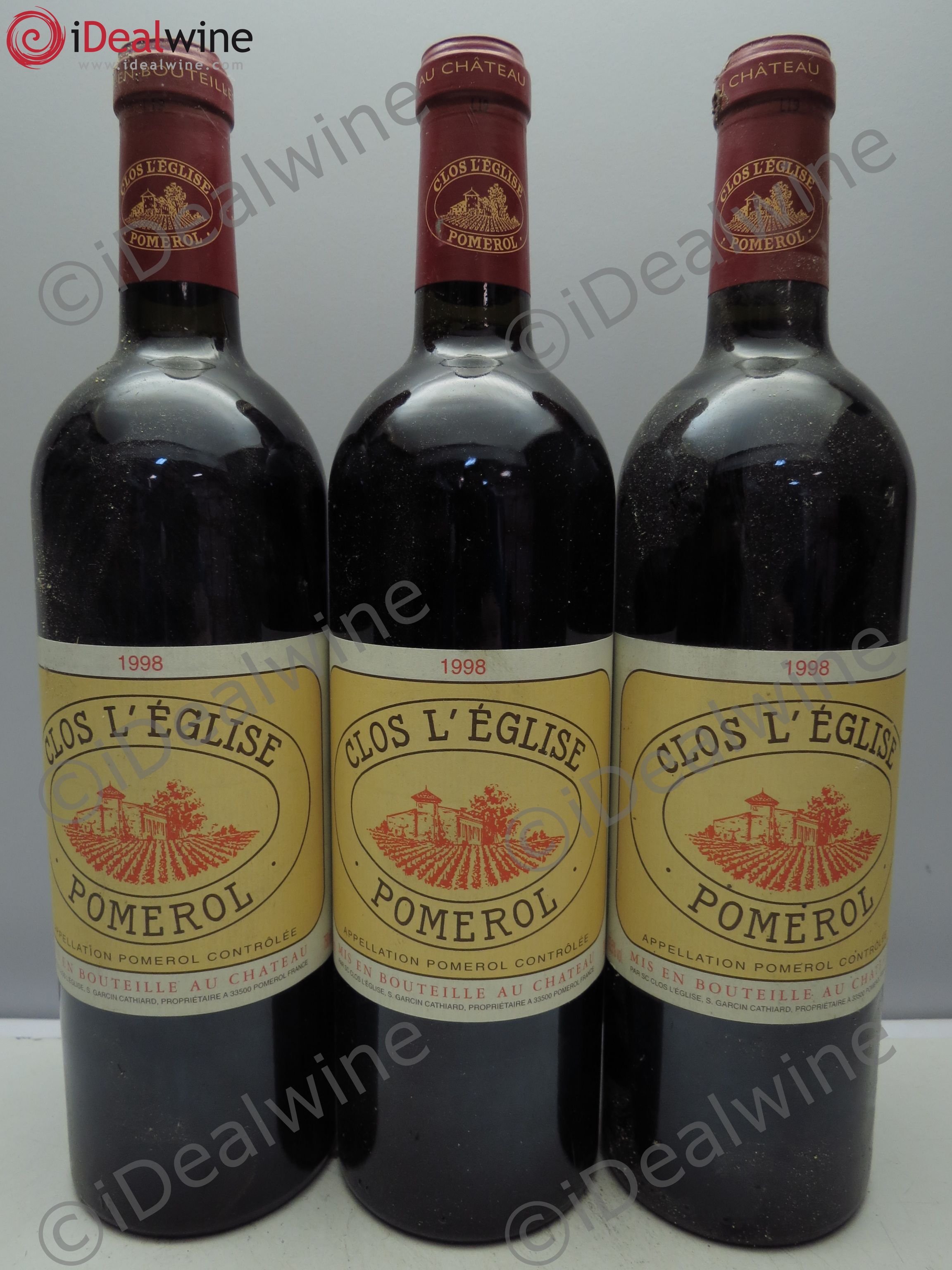 Clos l'Eglise 1998 - Lot de 3 bouteilles - 0