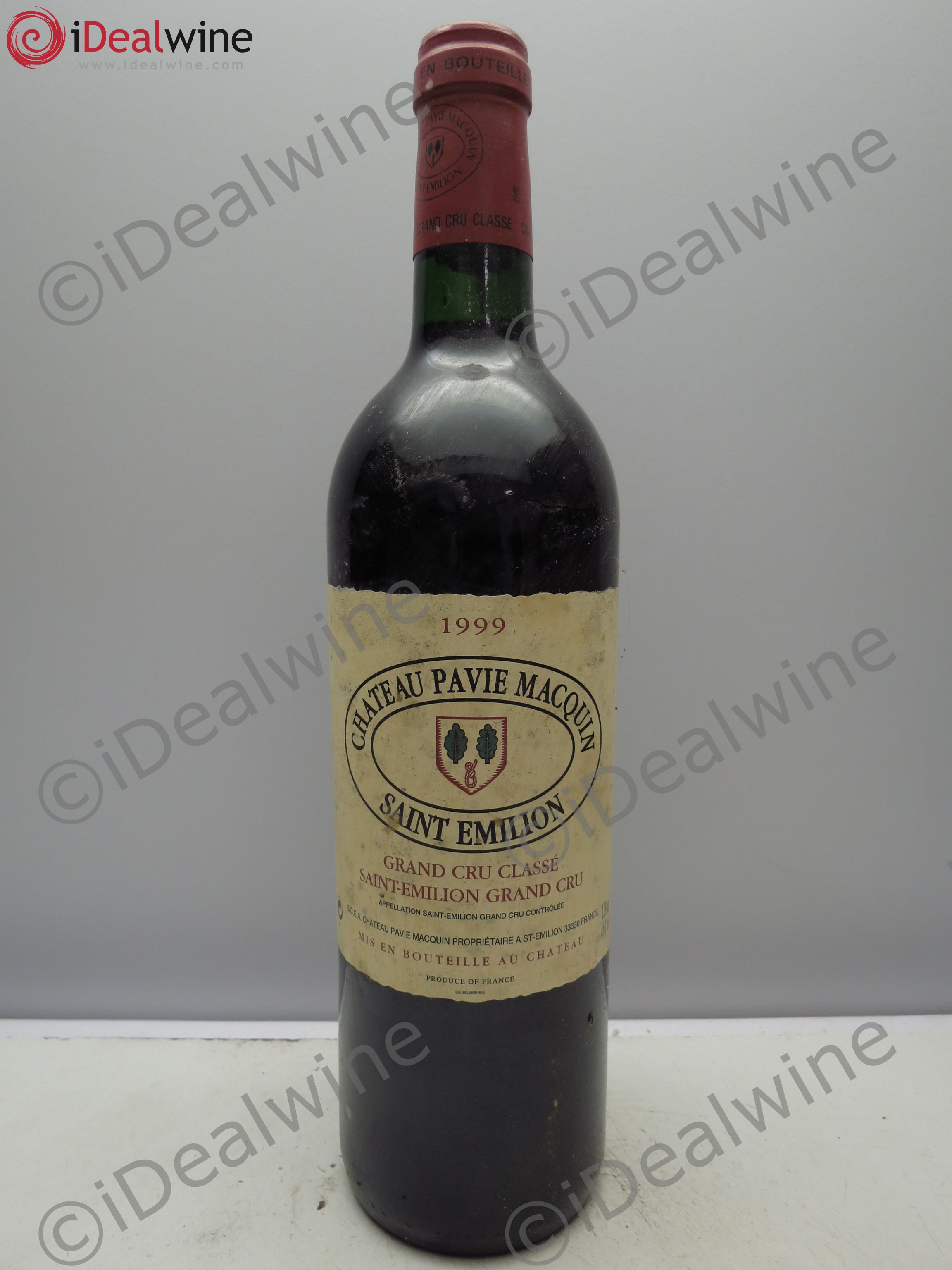 Château Pavie Macquin 1er Grand Cru Classé B 1999 - Lot de 6 bouteilles - 0