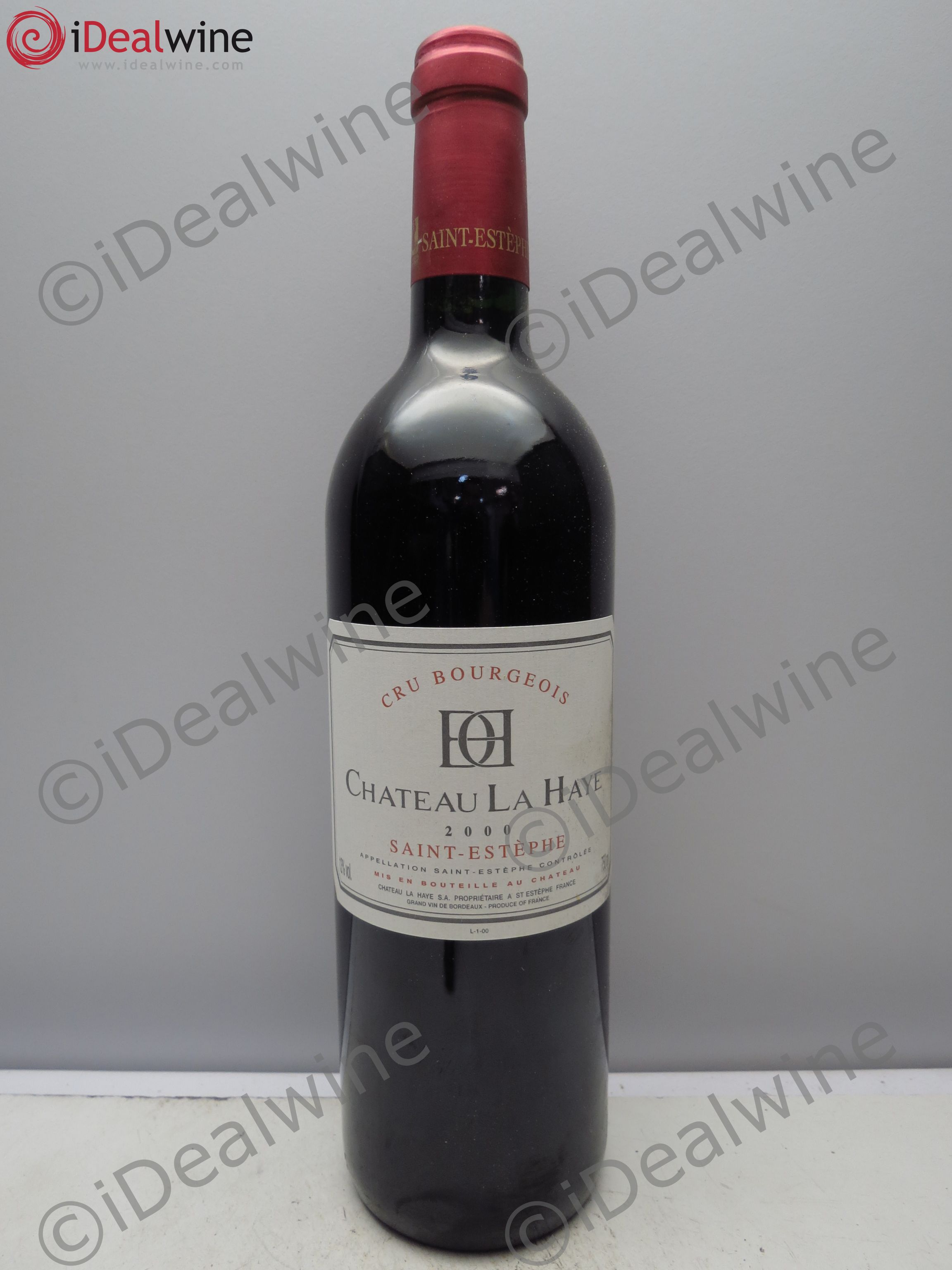 Saint-Estèphe Château de la Haye (Cb sans couvercle) 2000 - Posten von 12 Flaschen - 0