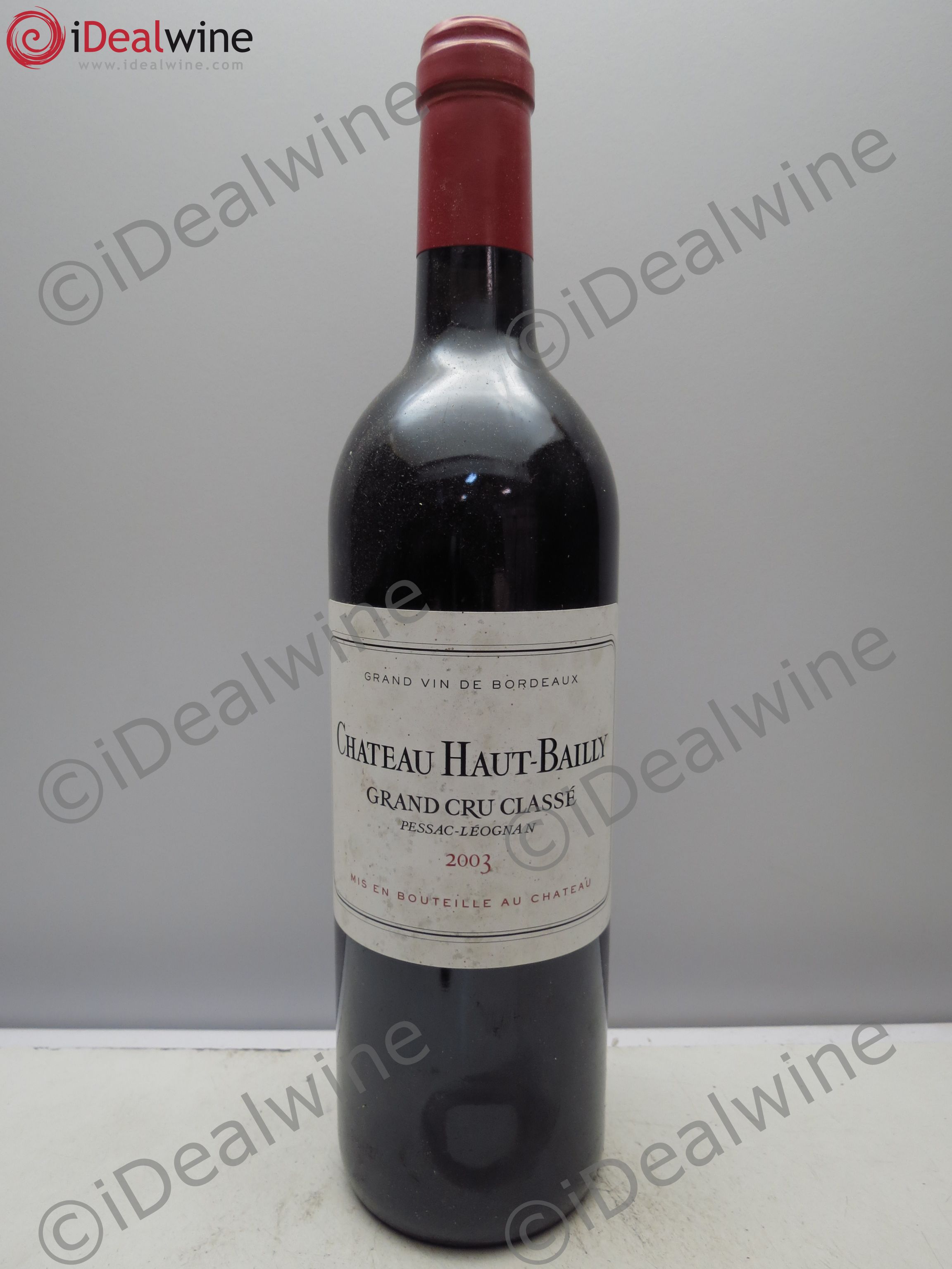 Château Haut-Bailly Cru Classé de Graves 2003 - Lot de 6 bouteilles - 0