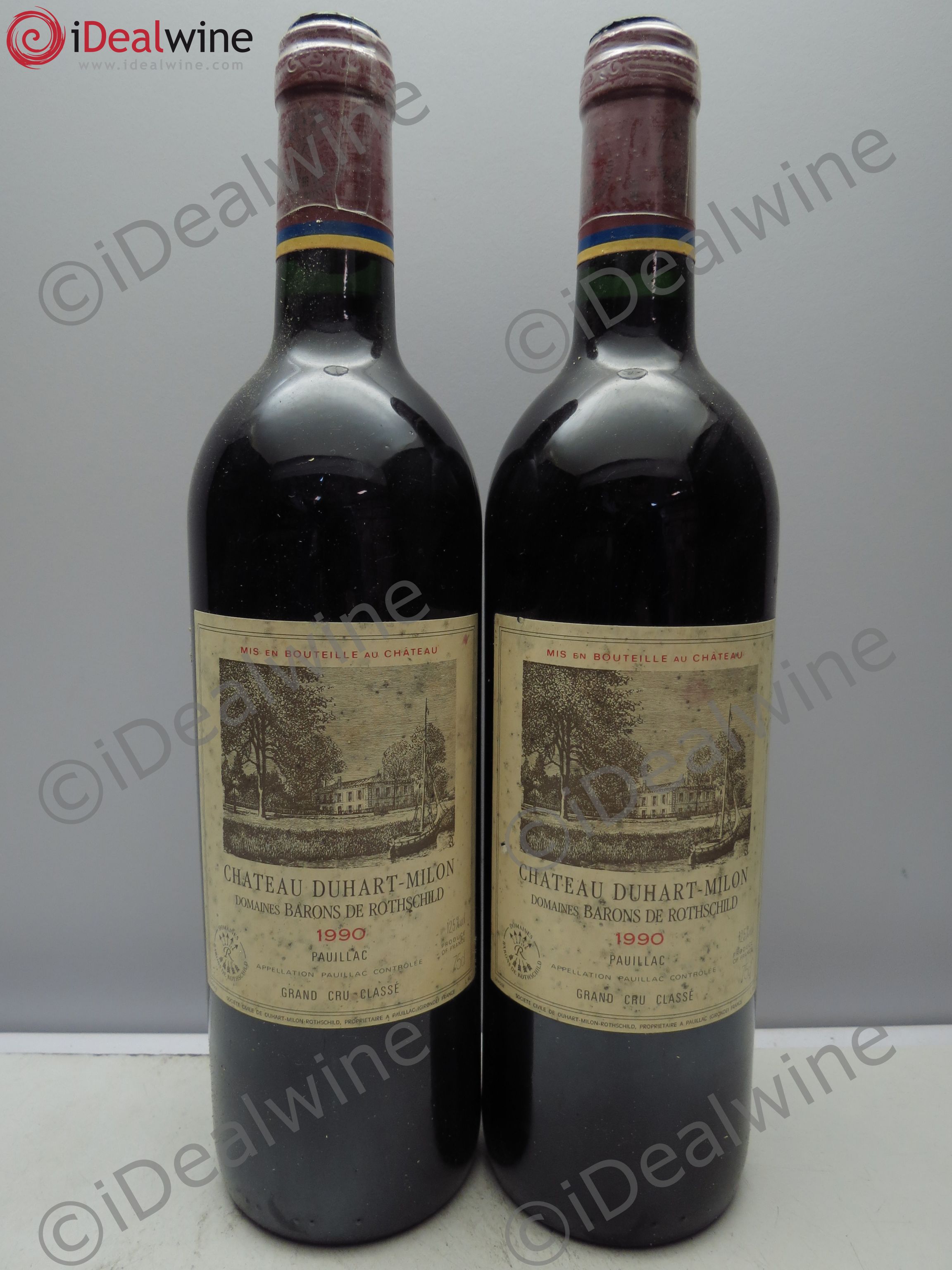 Château Duhart-Milon 4ème Grand Cru Classé 1990 - Lot de 2 bouteilles - 0
