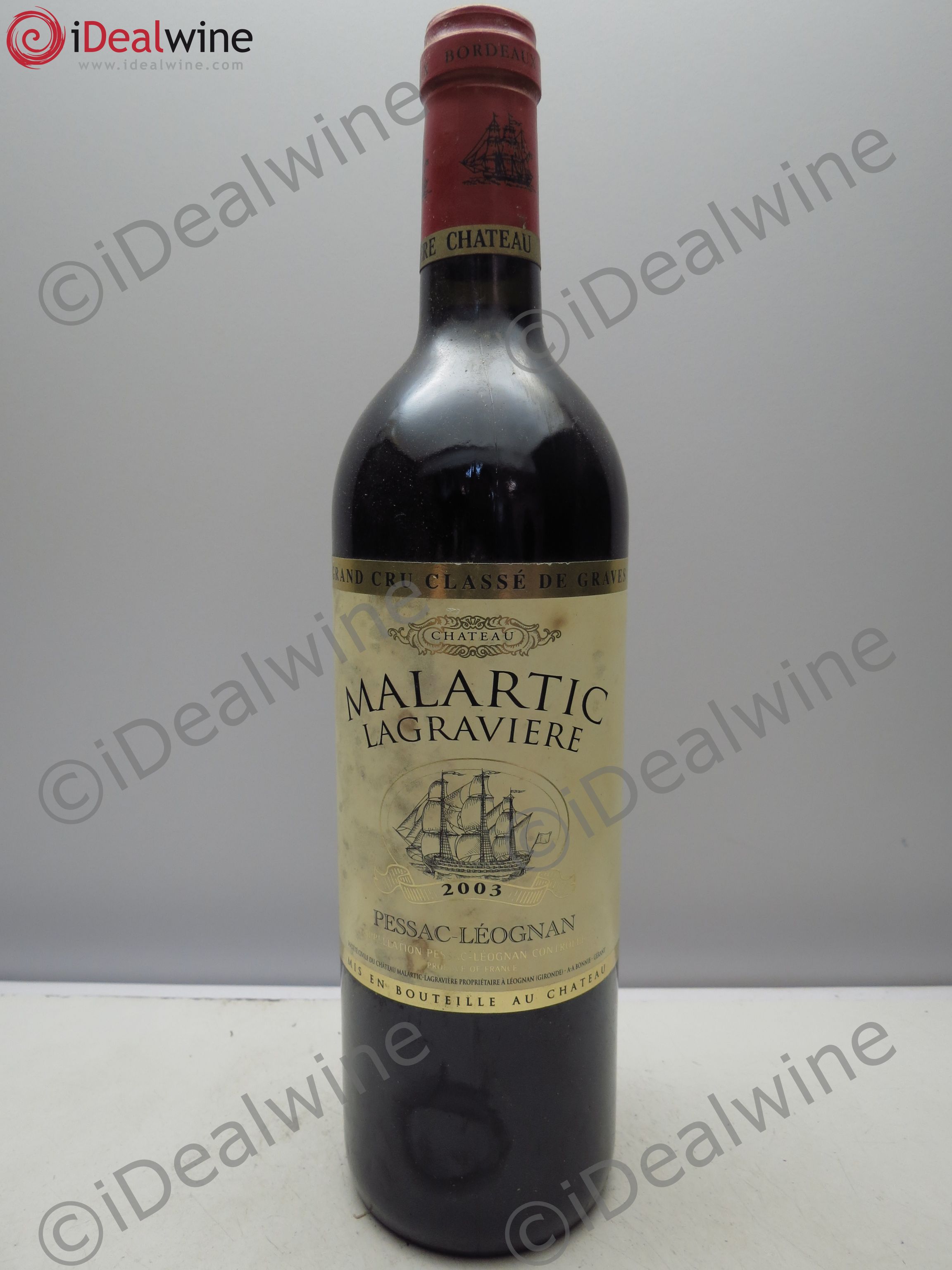 Château Malartic-Lagravière Cru Classé de Graves 2003 - Lot de 6 bouteilles - 0
