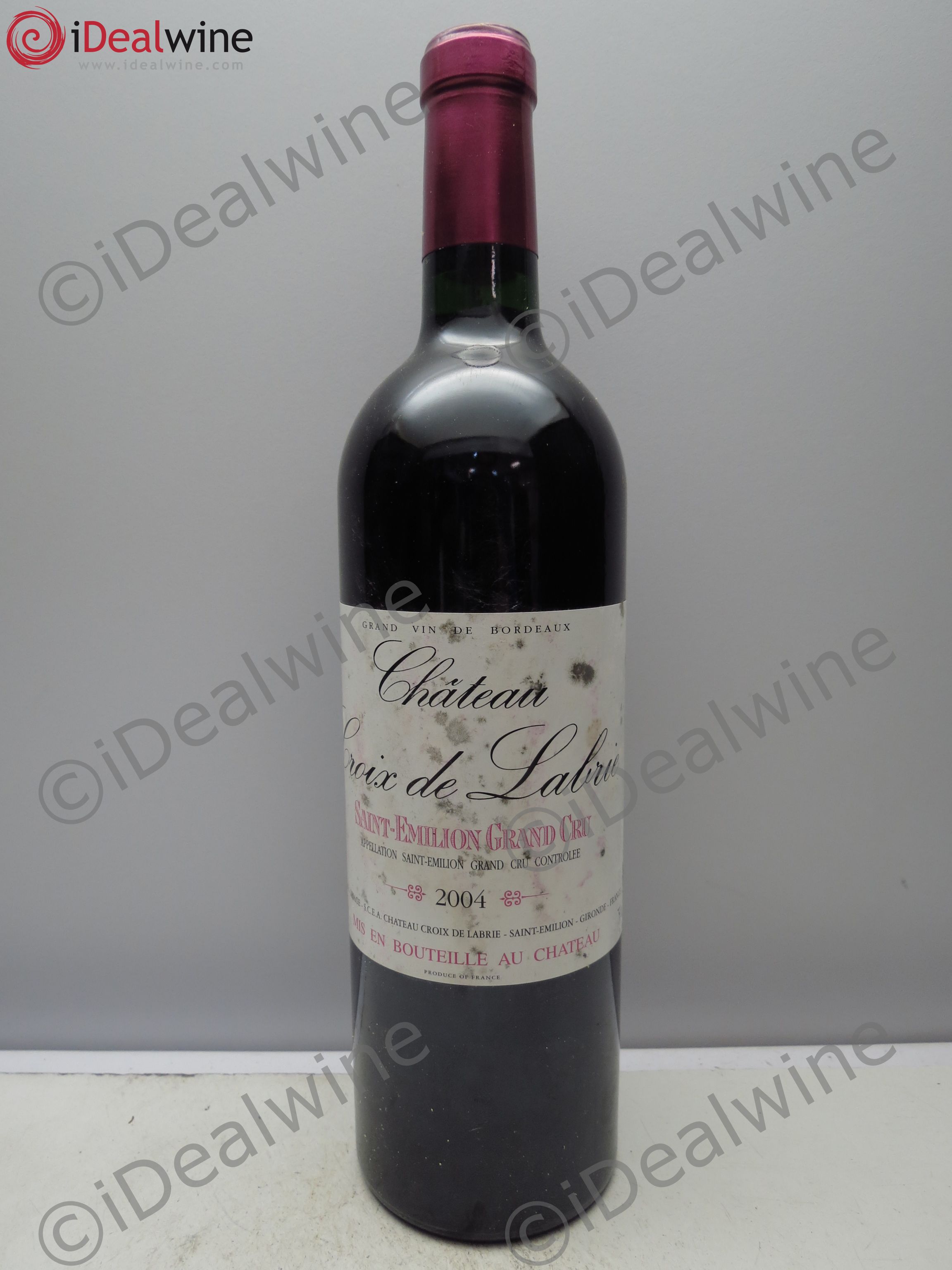 Château Croix de Labrie Grand Cru Classé 2004 - Lot de 6 bouteilles - 0