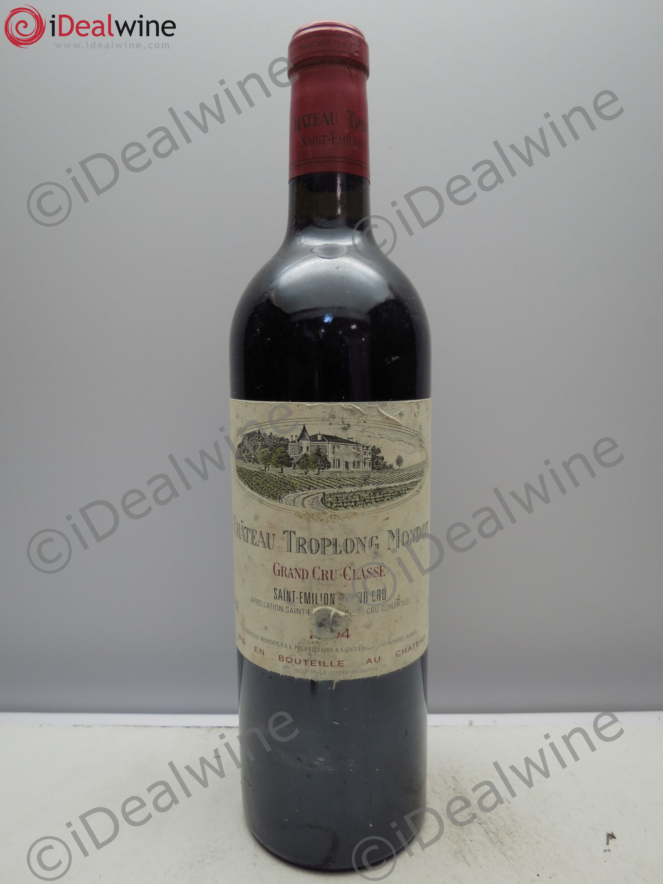 Château Troplong Mondot 1er Grand Cru Classé B 2004 - Lot de 6 bouteilles - 0