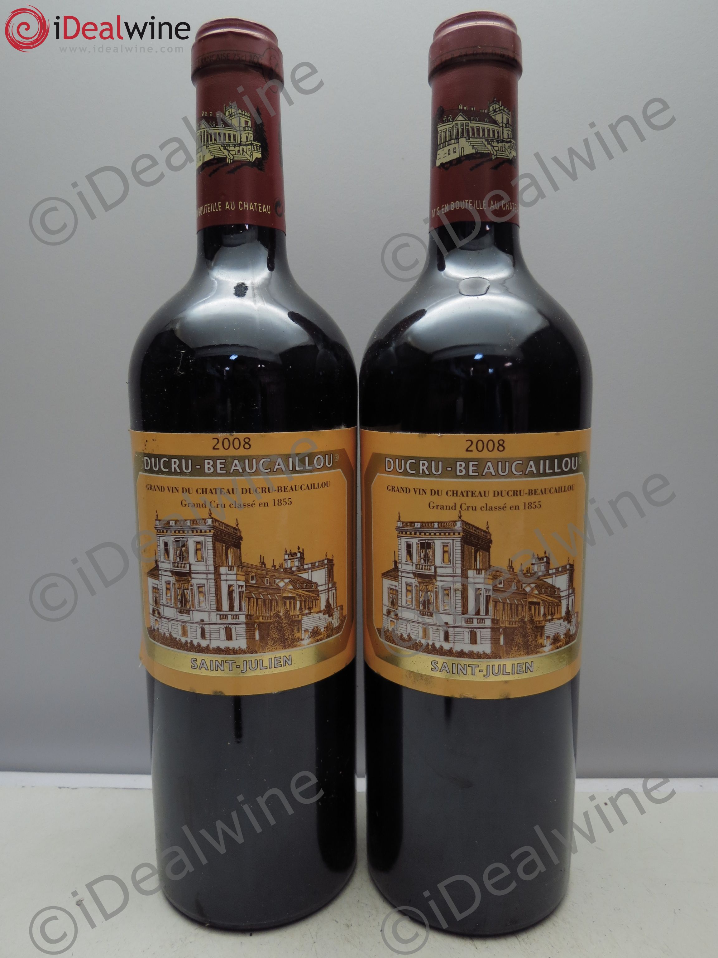 Château Ducru Beaucaillou 2ème Grand Cru Classé 2008 - Lot de 2 bouteilles - 0