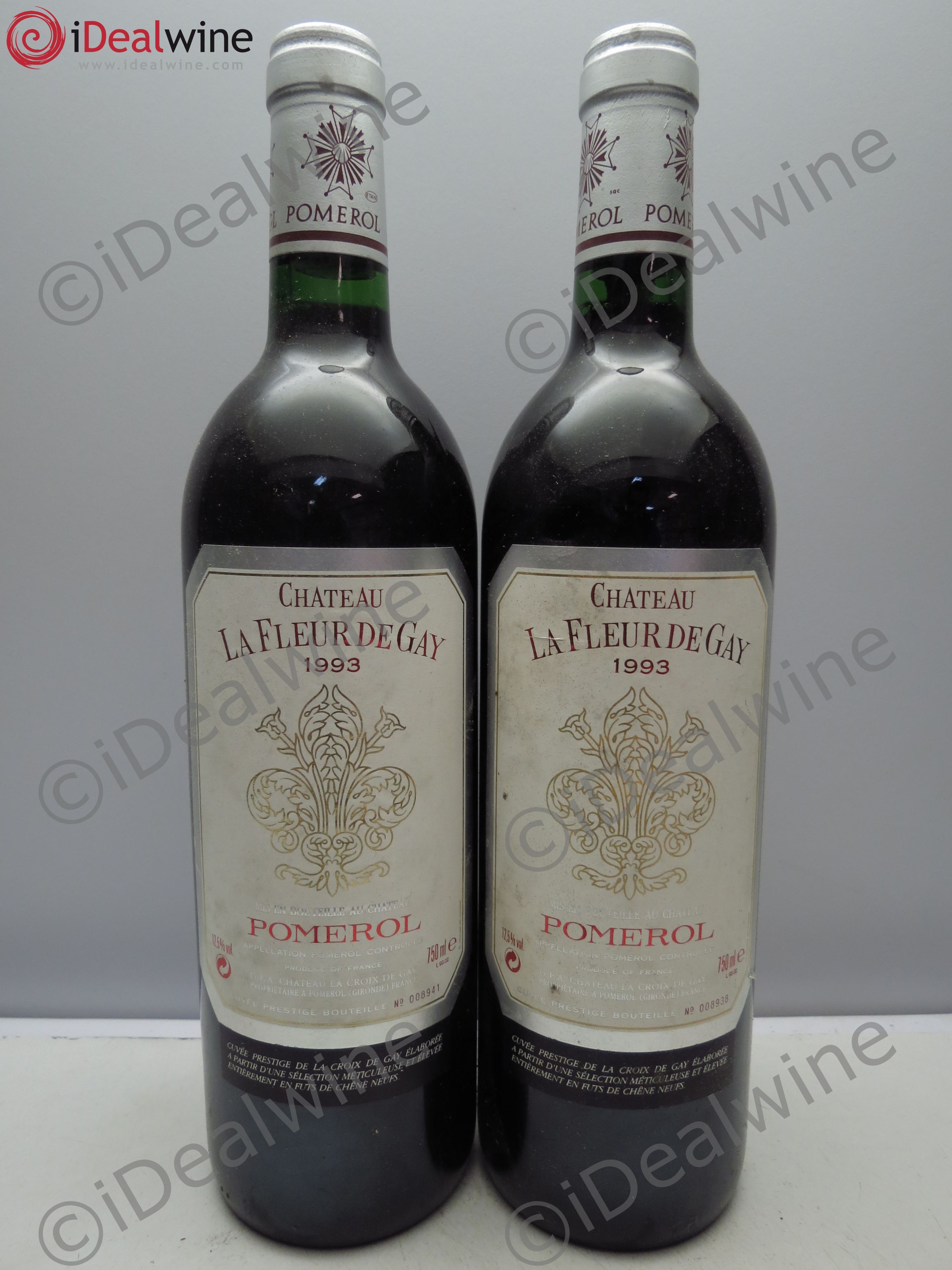 Château la Fleur de Gay 1993 - Lot de 2 bouteilles - 0
