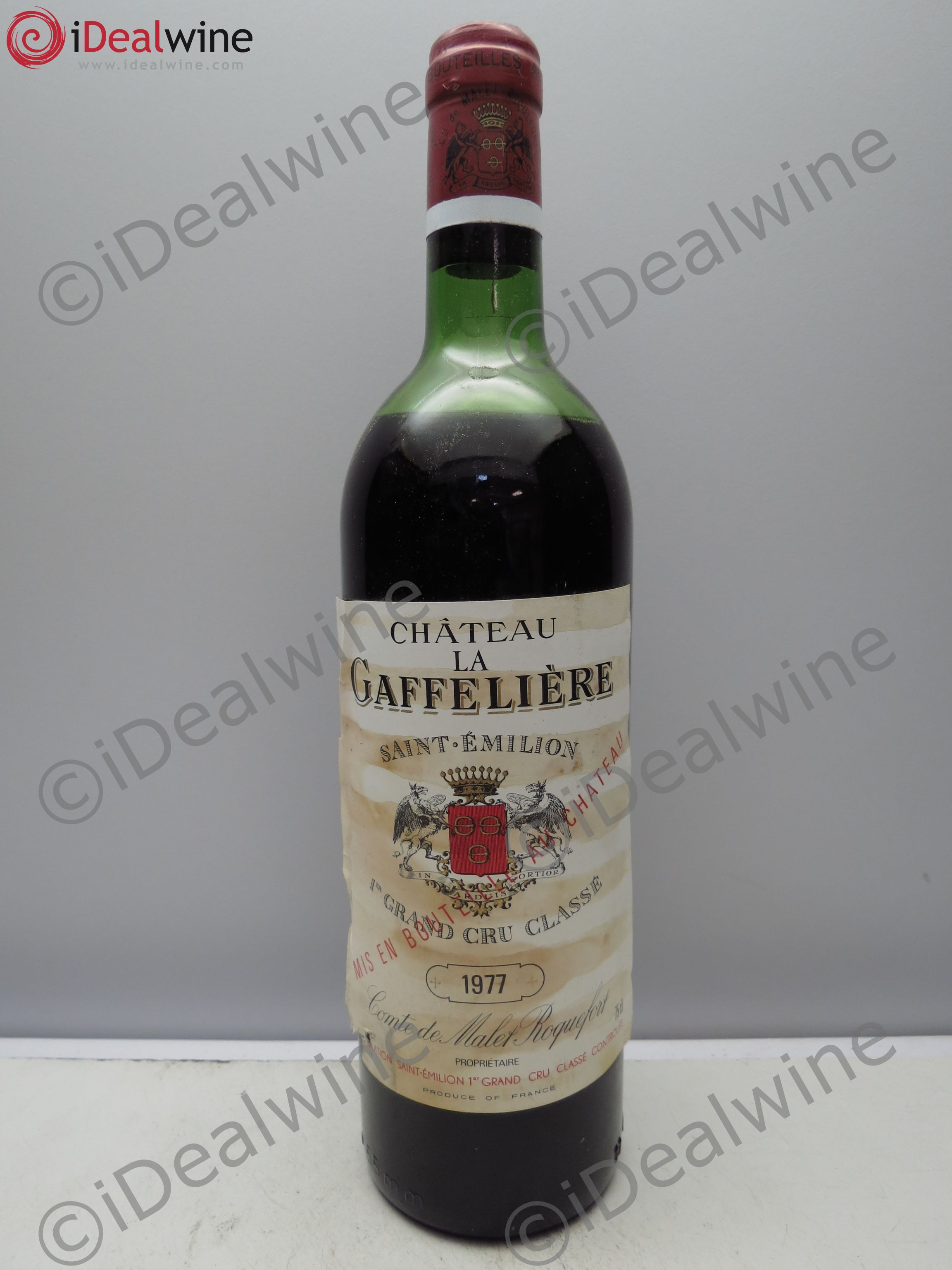 Château la Gaffelière 1er Grand Cru Classé B 1977 - Lot de 12 bouteilles - 0