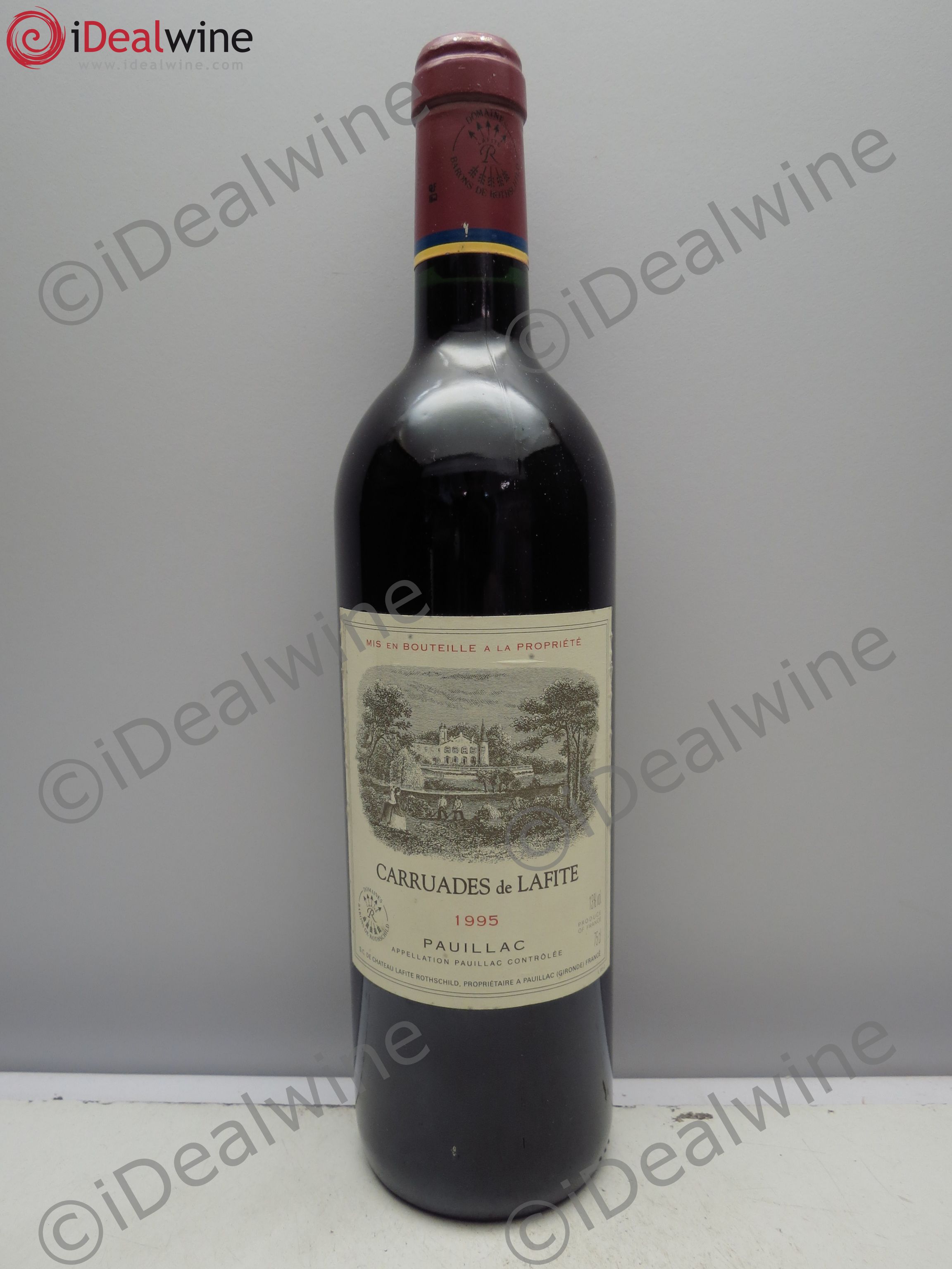 Carruades de Lafite Rothschild Second Vin 1995 - Posten von 1 Flasche - 0