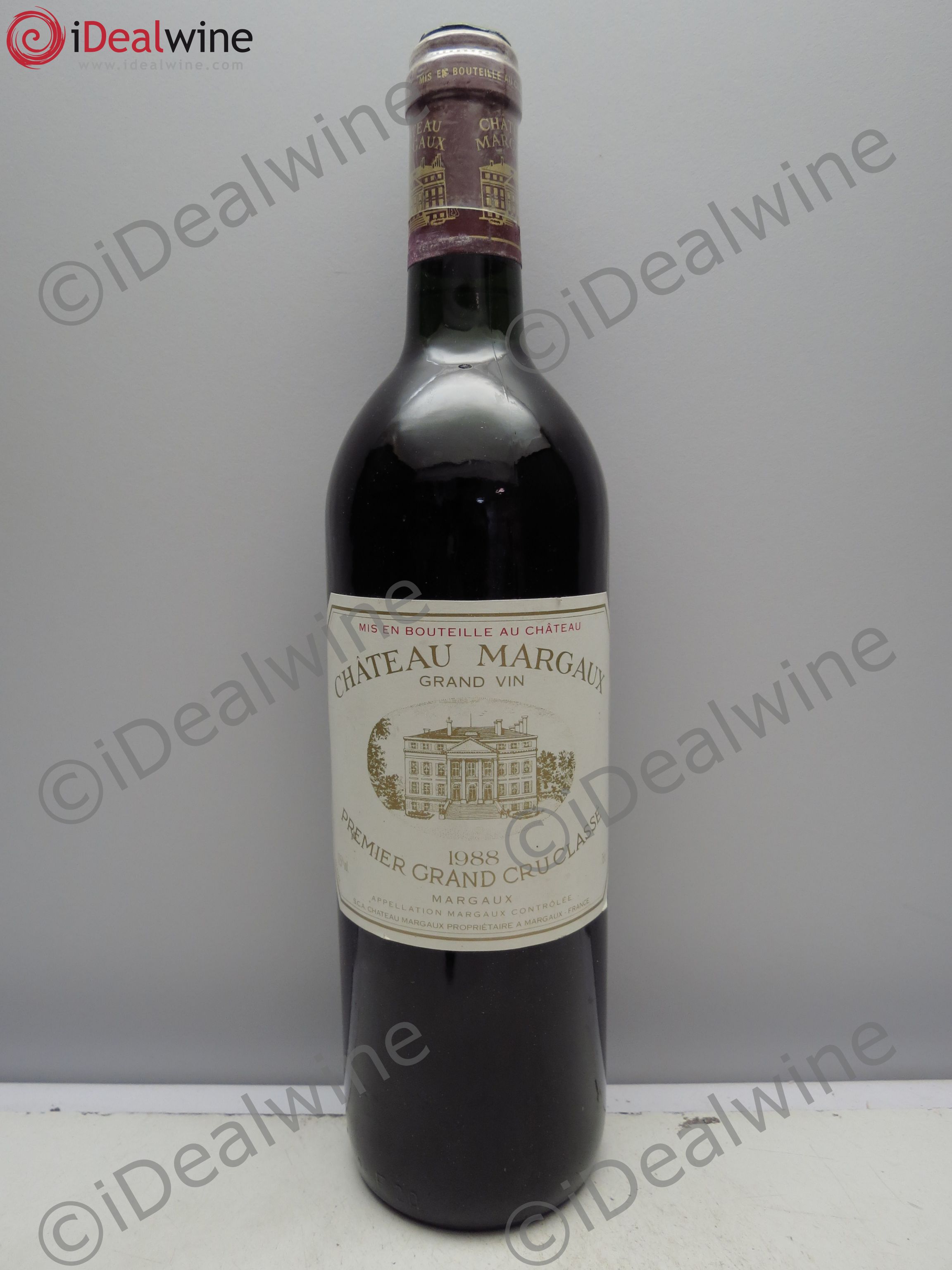 Château Margaux 1er Grand Cru Classé 1988 - Lot de 1 bouteille - 0