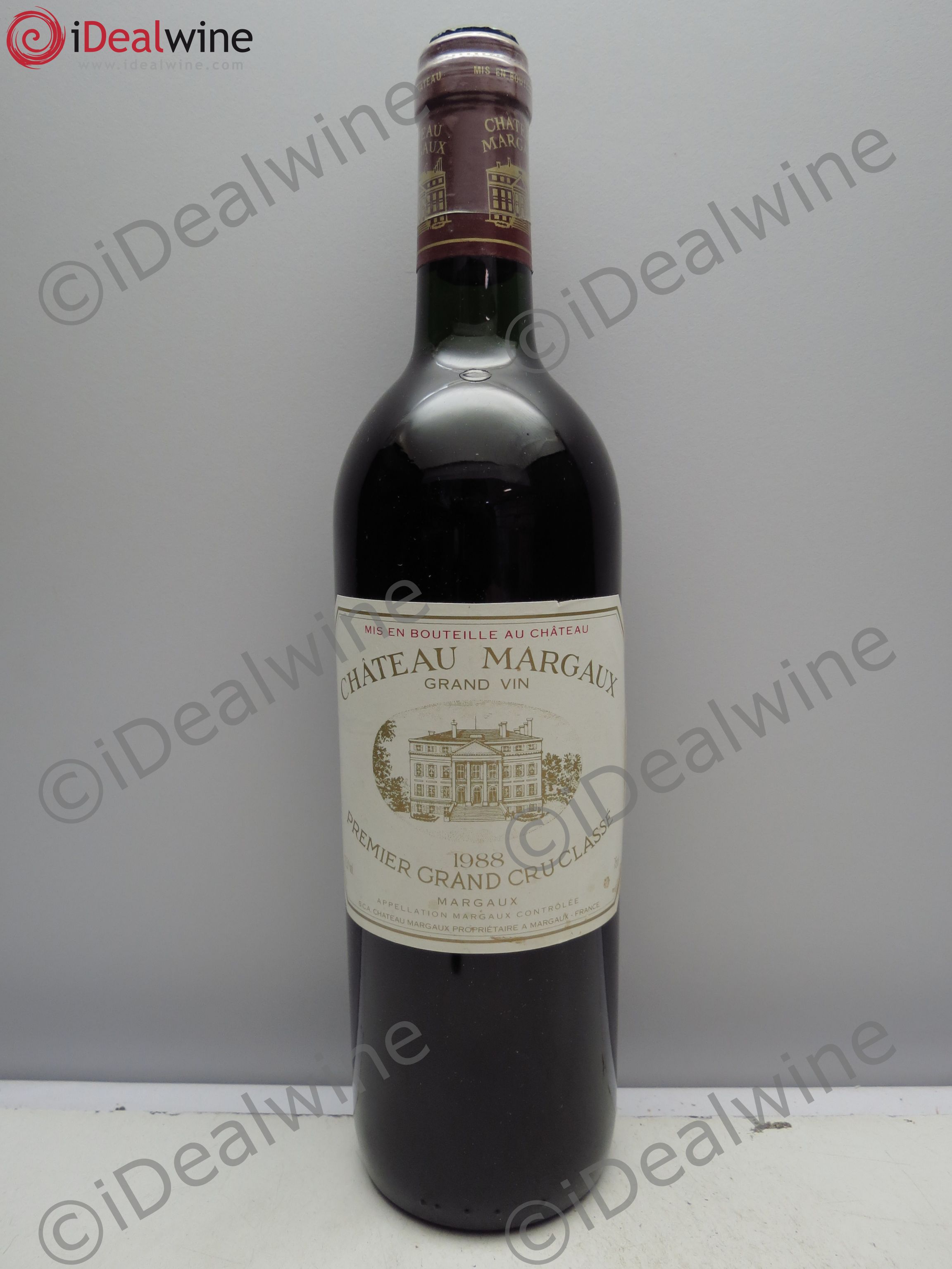 Château Margaux 1er Grand Cru Classé 1988 - Lot de 1 bouteille - 0
