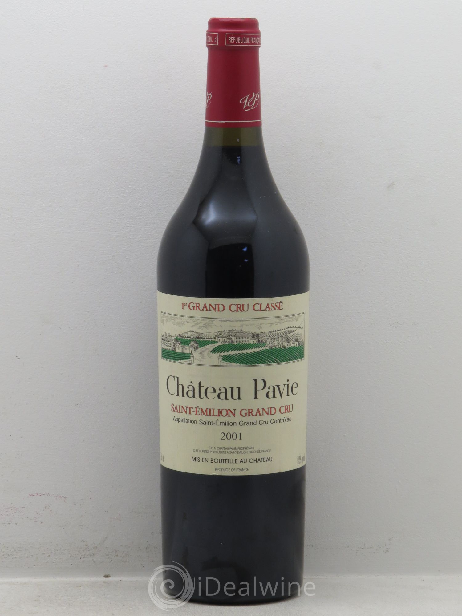 Château Pavie 1er Grand Cru Classé A 2001 - Lot de 1 bouteille - 0