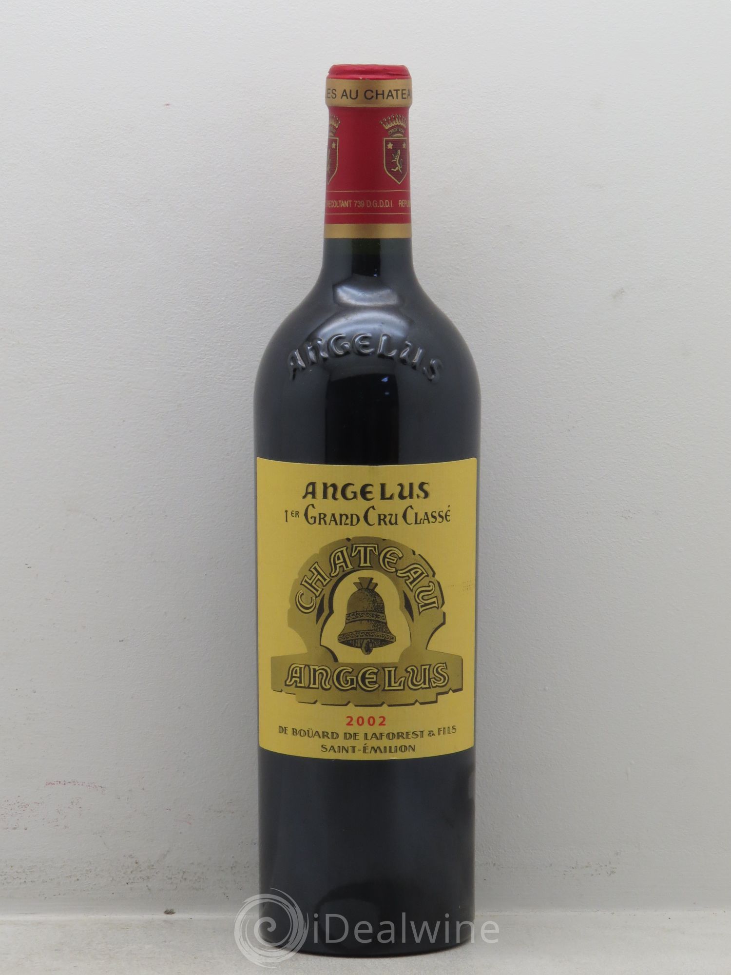 Château Angélus 1er Grand Cru Classé A 2002 - Lot de 1 bouteille - 0