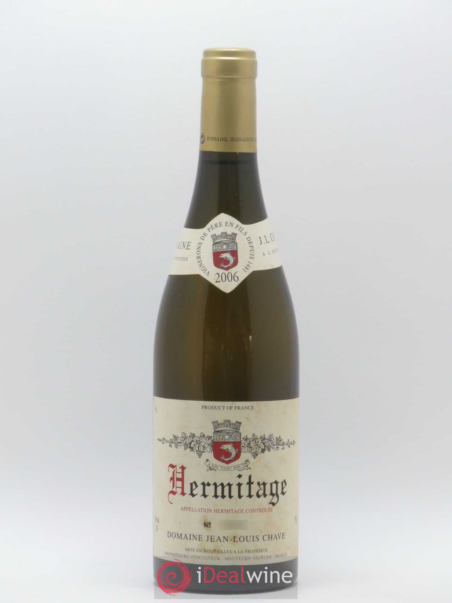 Hermitage Jean-Louis Chave 2006 - Lot de 1 bouteille - 0