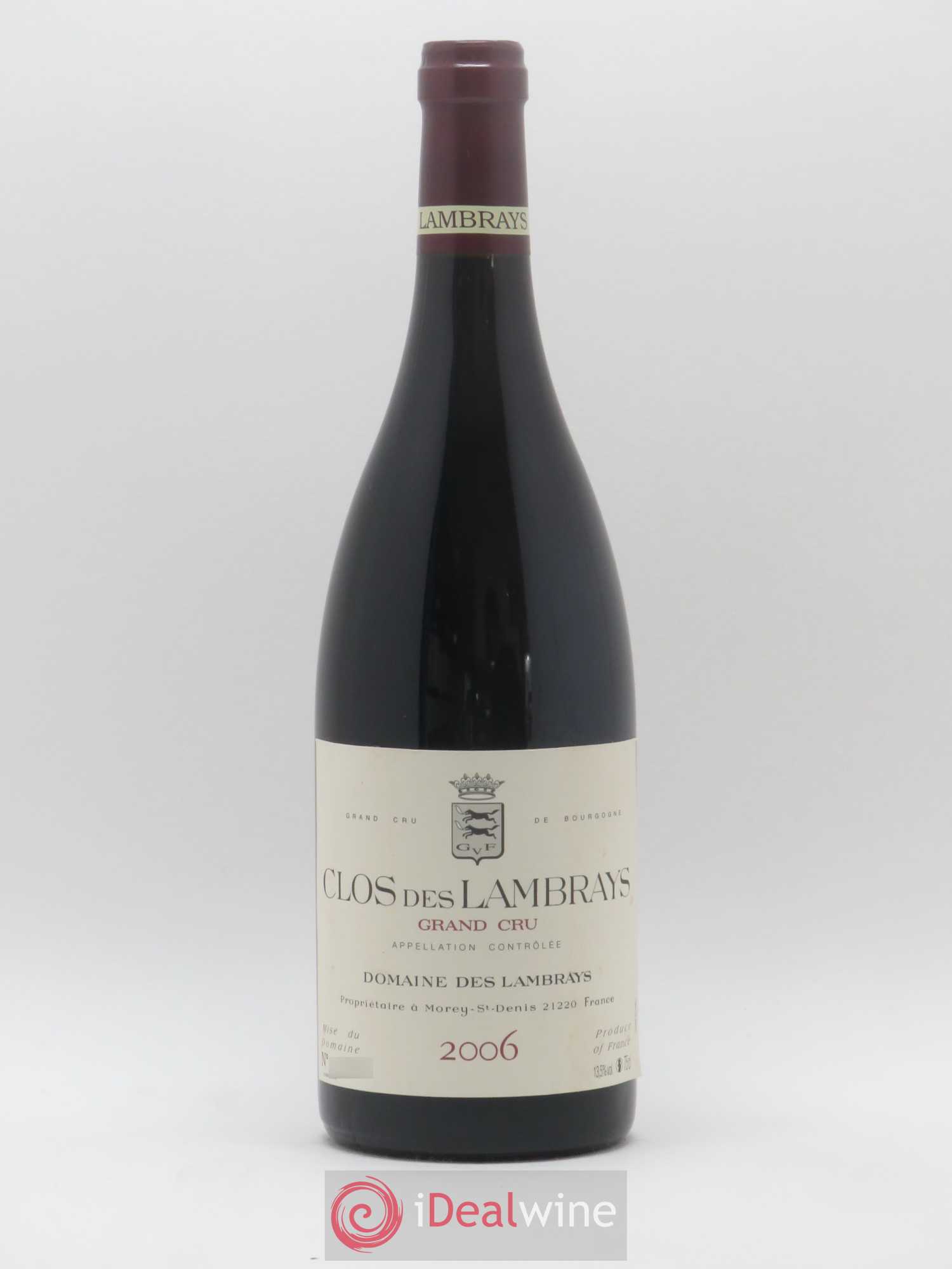 Clos des Lambrays Grand Cru Domaine des Lambrays 2006 - Lot de 1 bouteille - 0