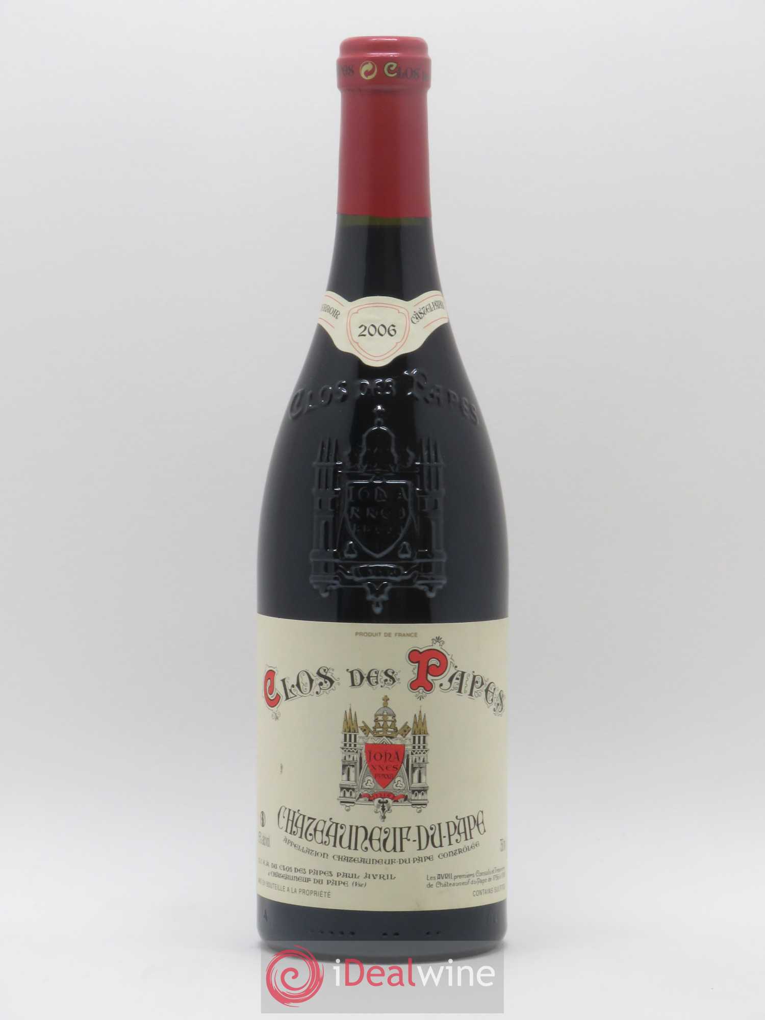 Châteauneuf-du-Pape Clos des Papes - Paul Avril 2006 - Lot de 1 bouteille - 0