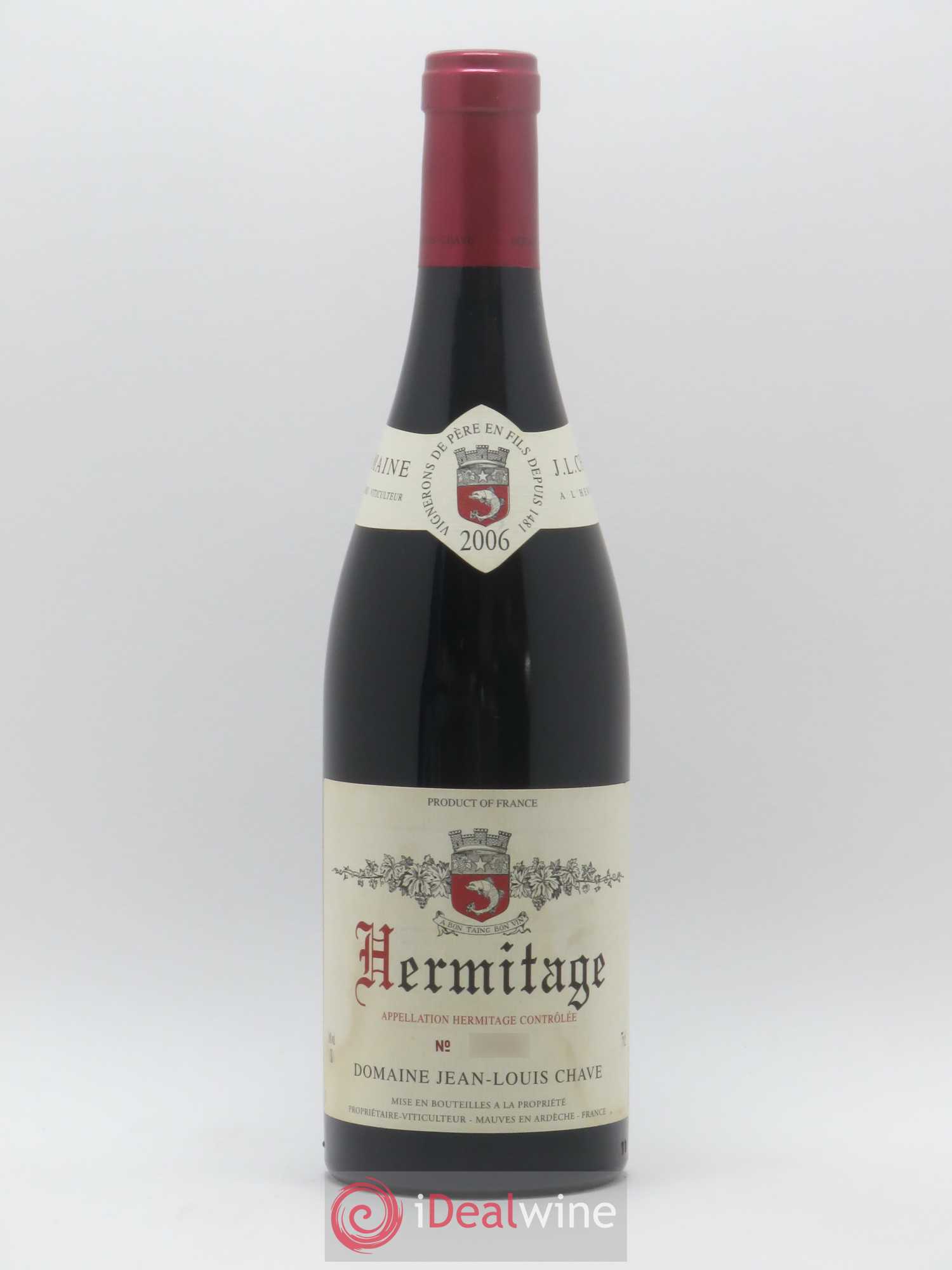 Hermitage Jean-Louis Chave 2006 - Lot de 1 bouteille - 0