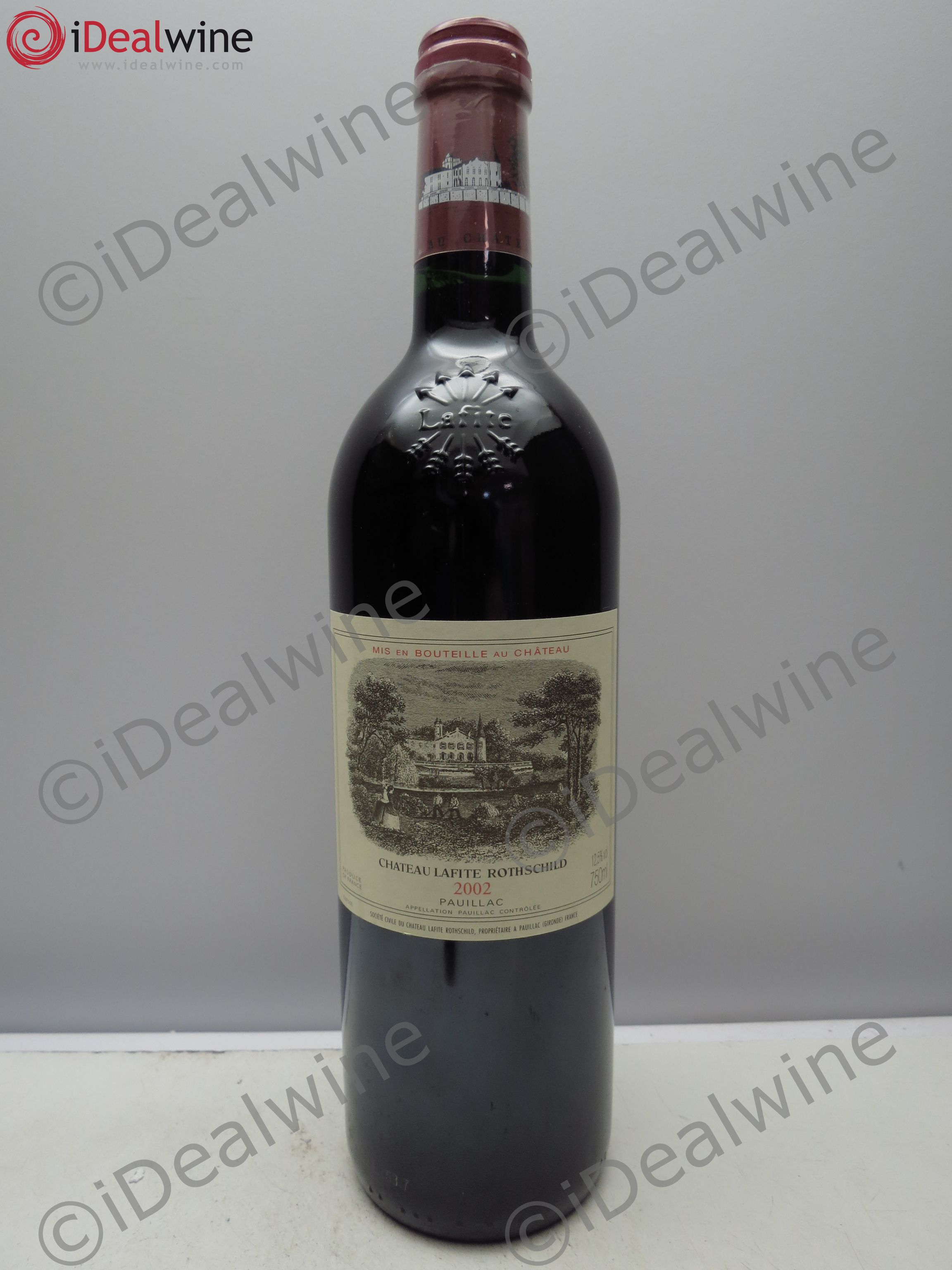 Château Lafite Rothschild 1er Grand Cru Classé 2002 - Lot de 1 bouteille - 0