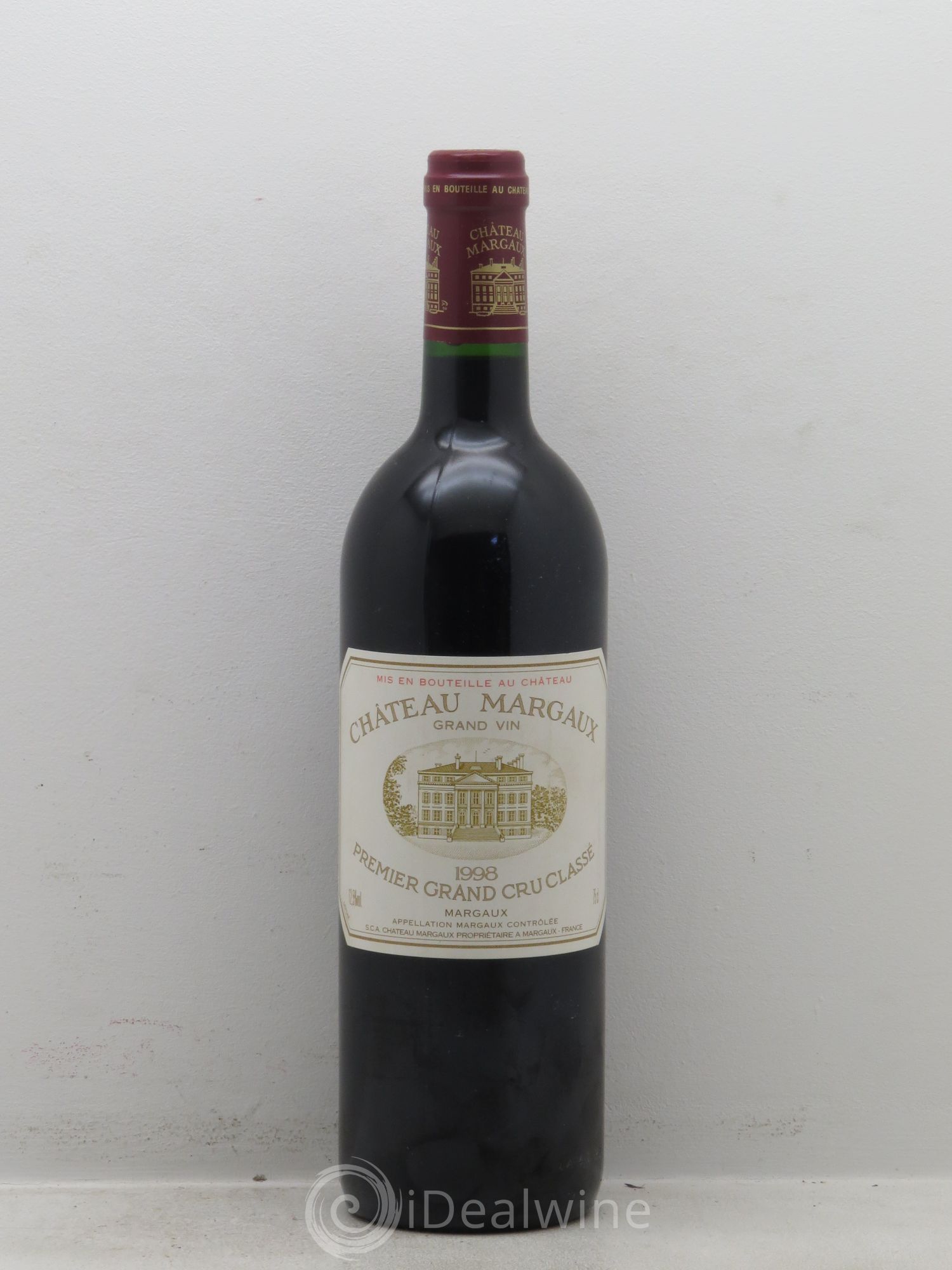 Château Margaux 1er Grand Cru Classé 1998 - Lot de 1 bouteille - 0