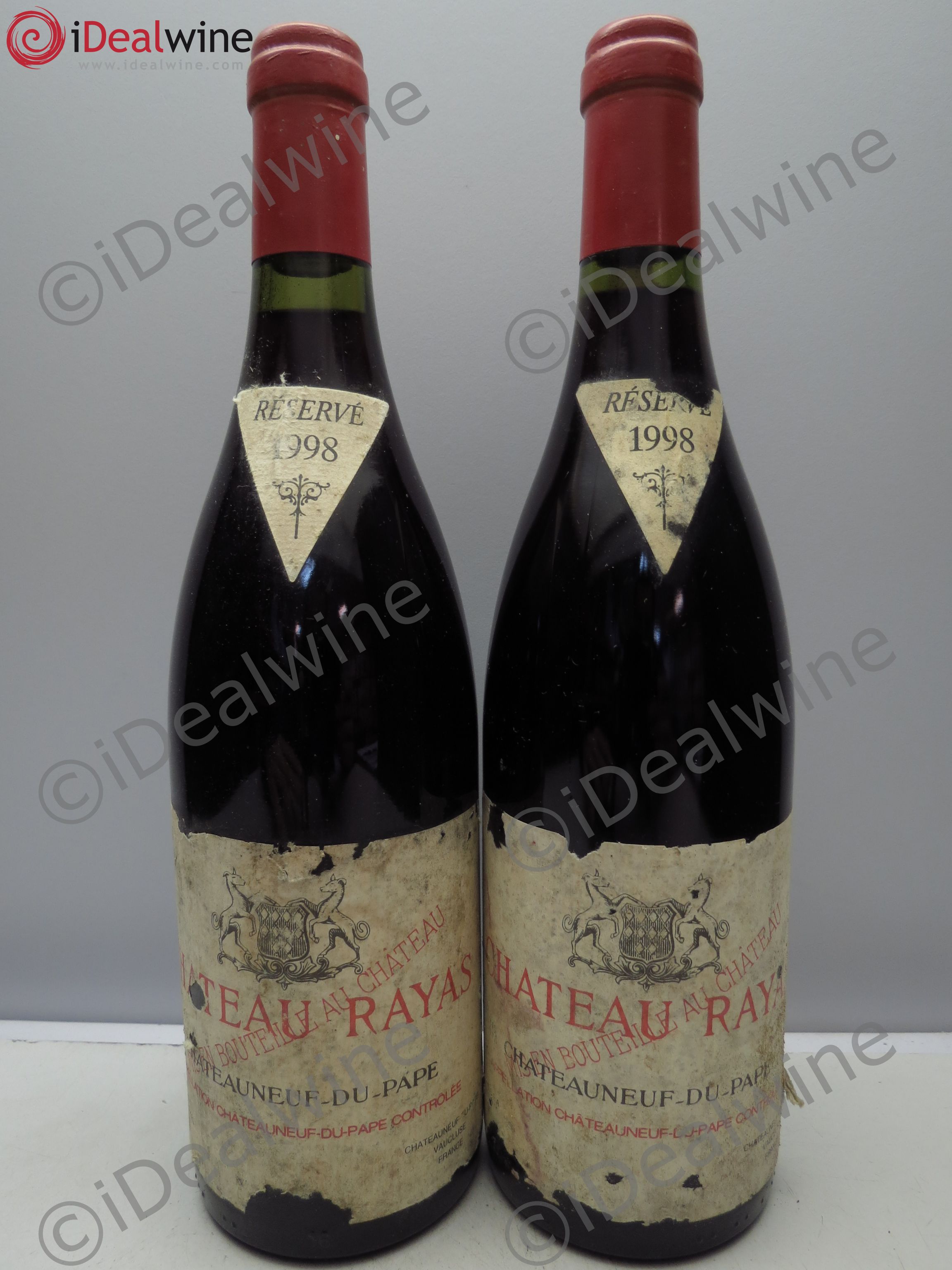 Châteauneuf-du-Pape Château Rayas Emmanuel Reynaud 1998 - Lot de 2 bouteilles - 0
