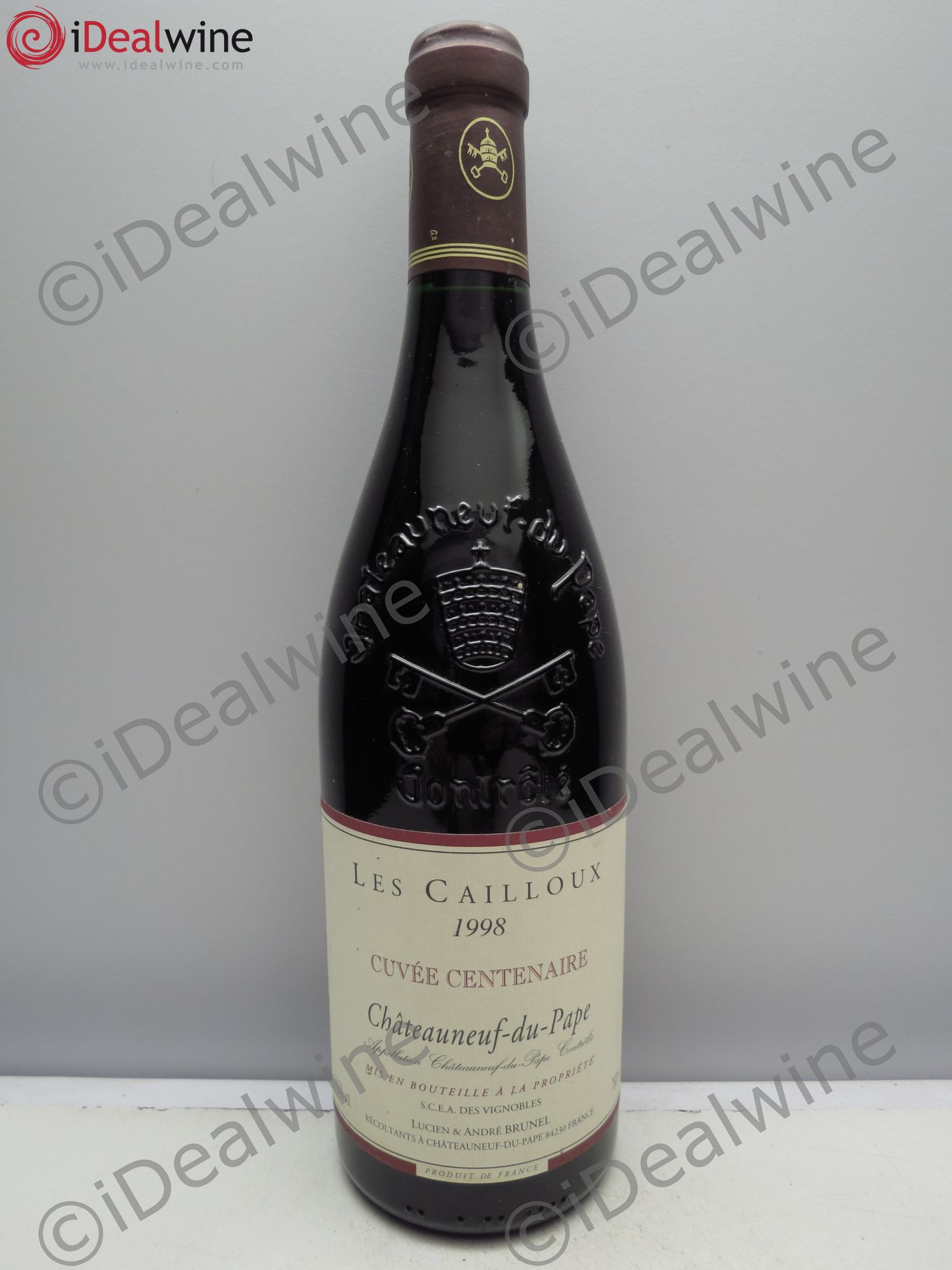 Châteauneuf-du-Pape Les Cailloux Cuvée Centenaire André Brunel 1998 - Lot de 1 bouteille - 0