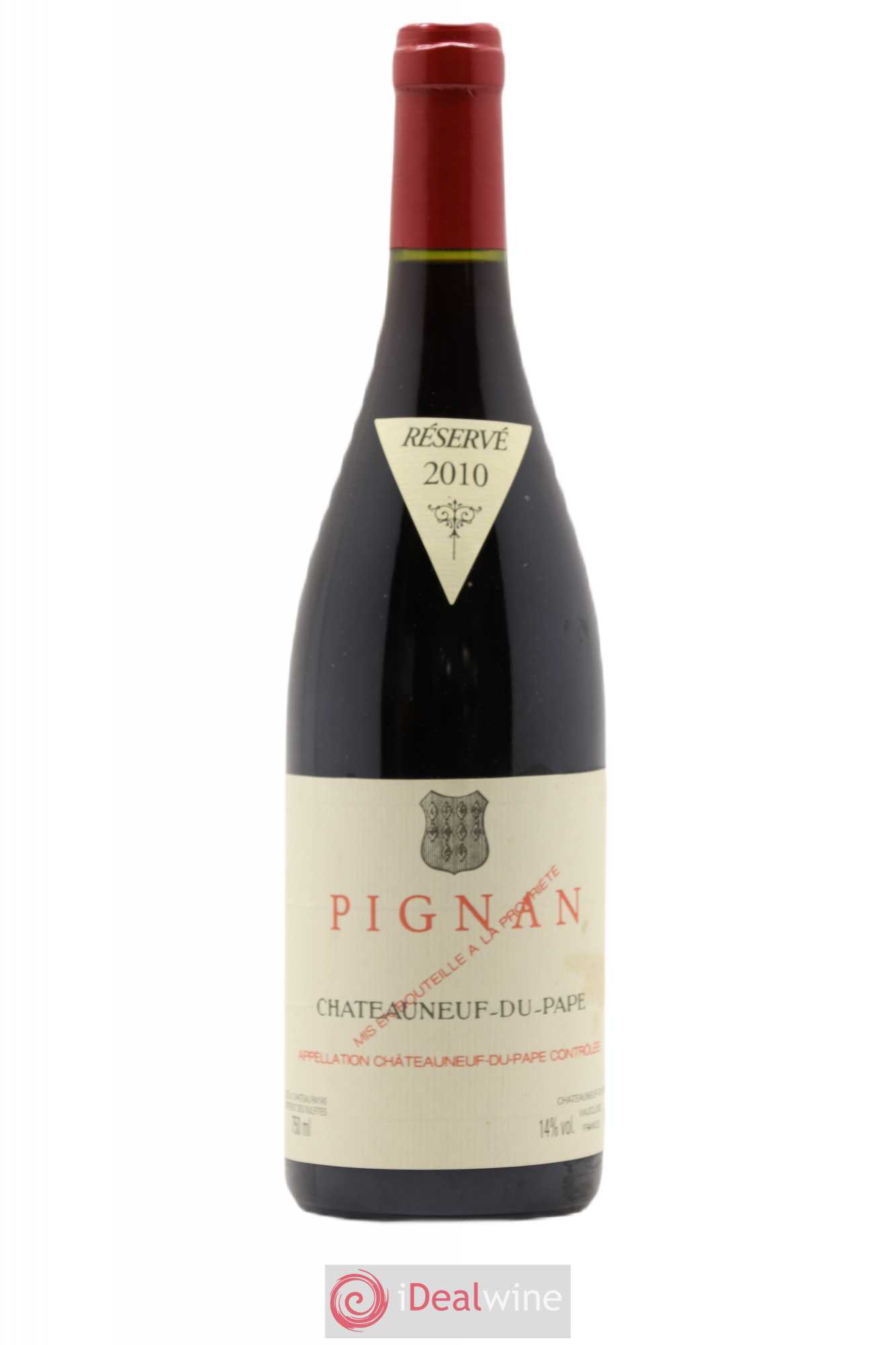 Châteauneuf-du-Pape Pignan Emmanuel Reynaud 2010 - Lot de 1 bouteille - 0