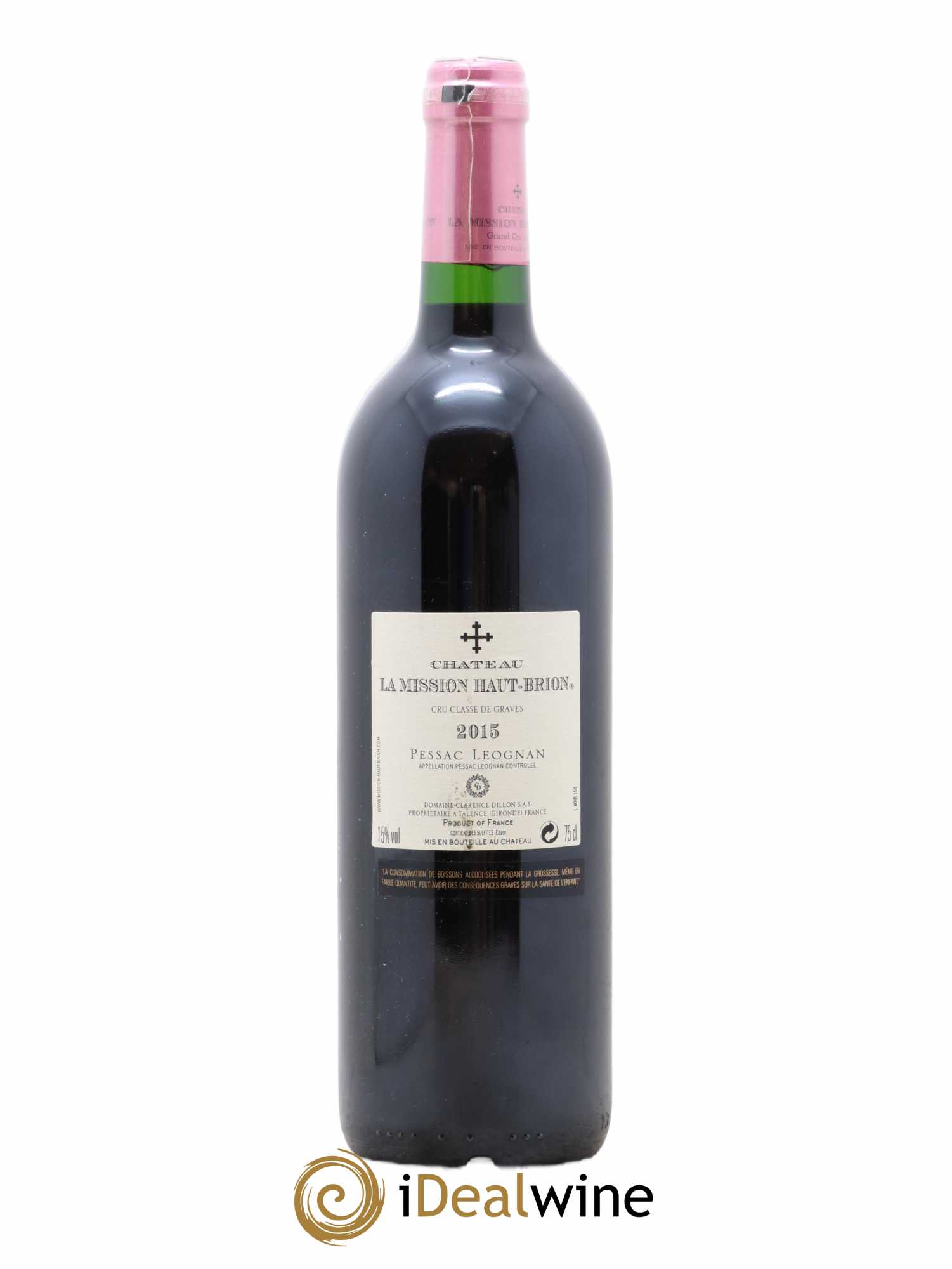 Château la Mission Haut-Brion Cru Classé de Graves 2015 - Lot de 1 bouteille - 1