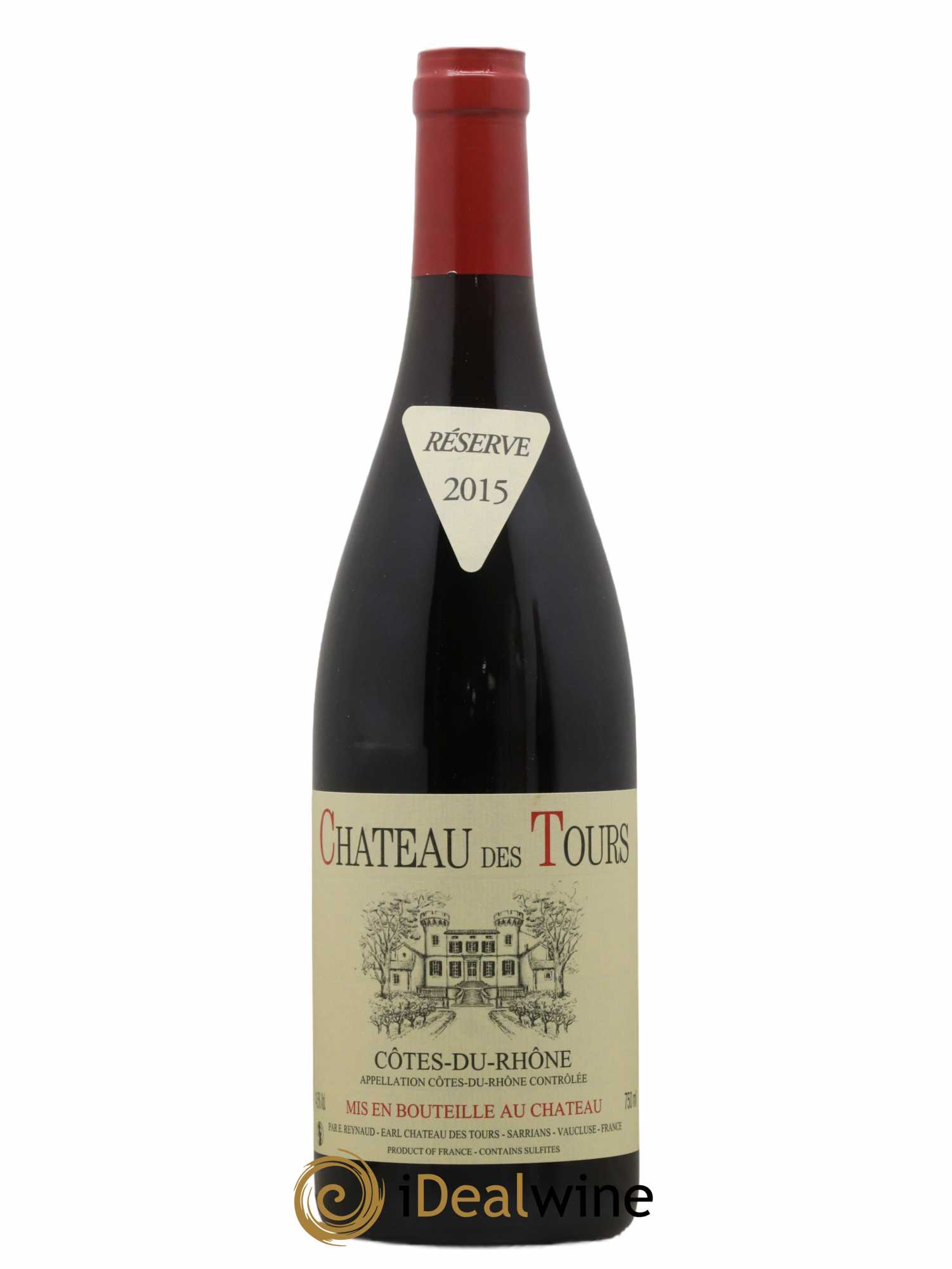 Côtes-du-Rhône Château des Tours Emmanuel Reynaud 2015 - Lot de 1 bouteille - 0