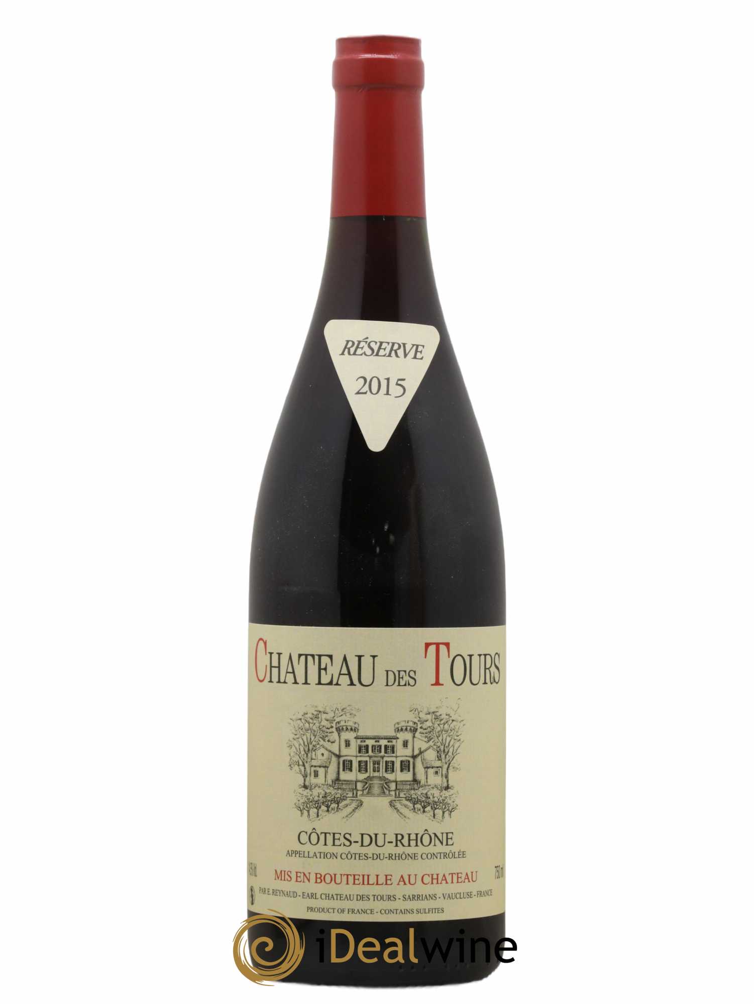 Côtes-du-Rhône Château des Tours Emmanuel Reynaud 2015 - Lot de 1 bouteille - 0