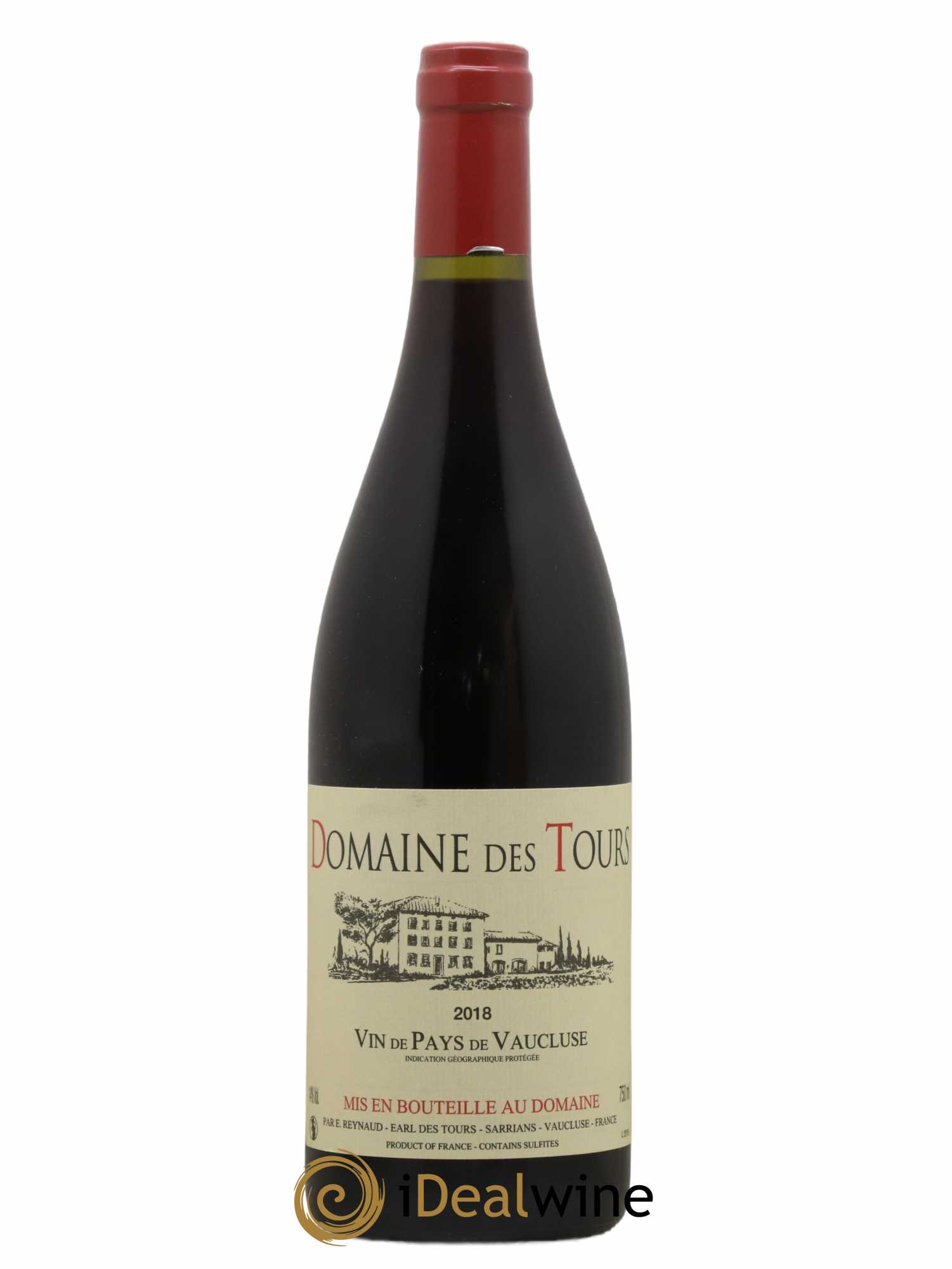Vaucluse (Vin de Pays de Vaucluse) Domaine des Tours Emmanuel Reynaud 2018 - Lot de 1 bouteille - 0