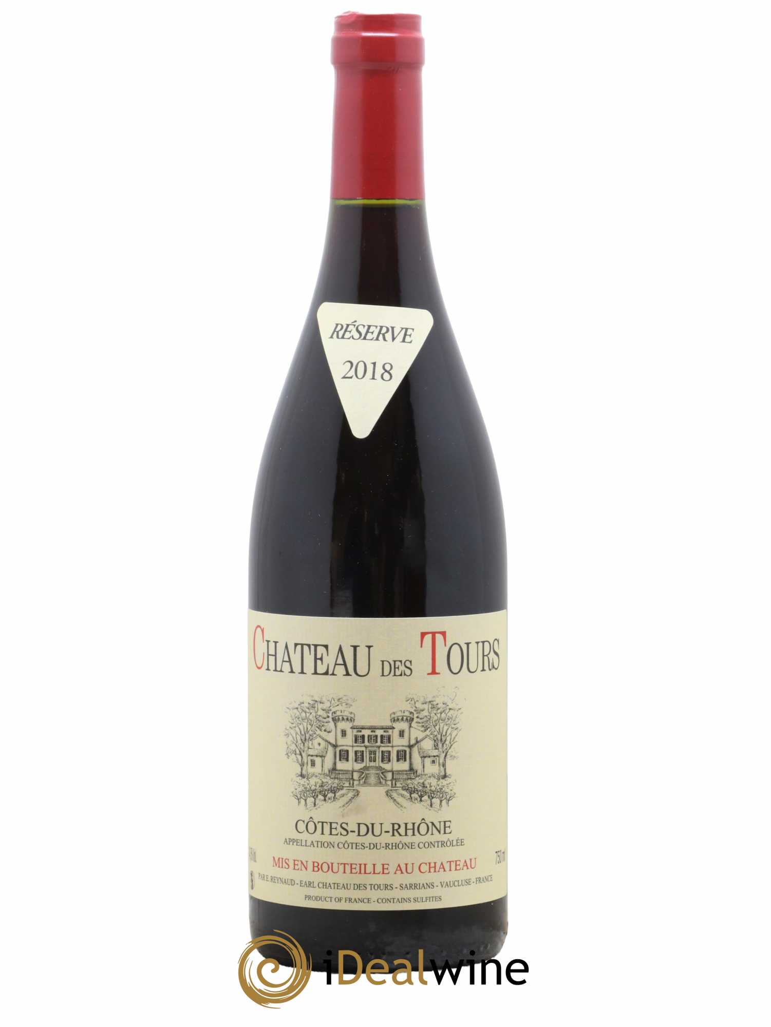Côtes-du-Rhône Château des Tours Emmanuel Reynaud 2018 - Lot de 1 bouteille - 0