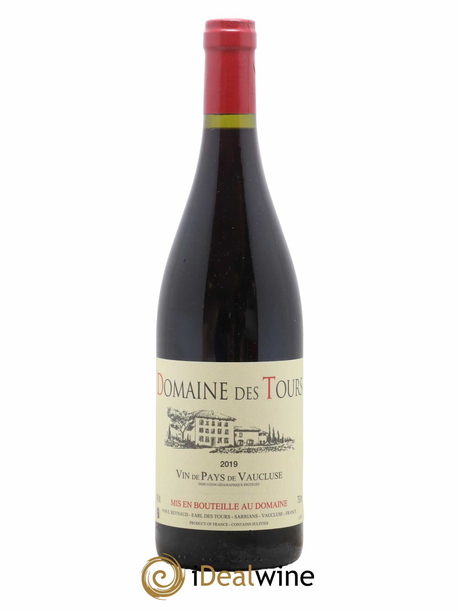 Vaucluse (Vin de Pays de Vaucluse) Domaine des Tours Emmanuel Reynaud 2019 - Lot de 1 bouteille - 0