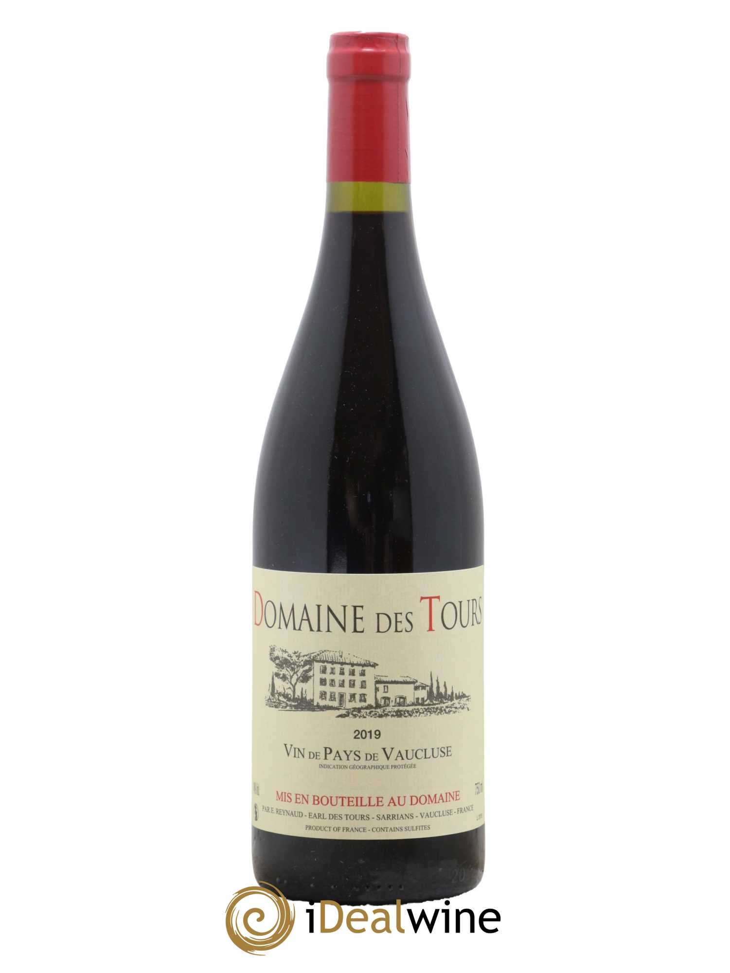 Vaucluse (Vin de Pays de Vaucluse) Domaine des Tours Emmanuel Reynaud 2019 - Lot de 1 bouteille - 0