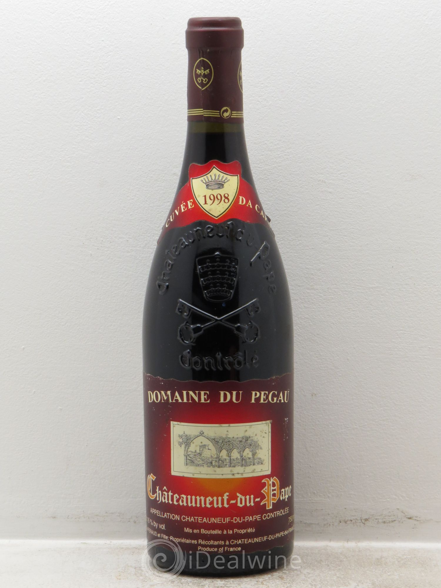 Châteauneuf-du-Pape Domaine du Pégau Cuvée Da Capo Paul et Laurence Féraud 1998 - Lot de 1 bouteille - 0