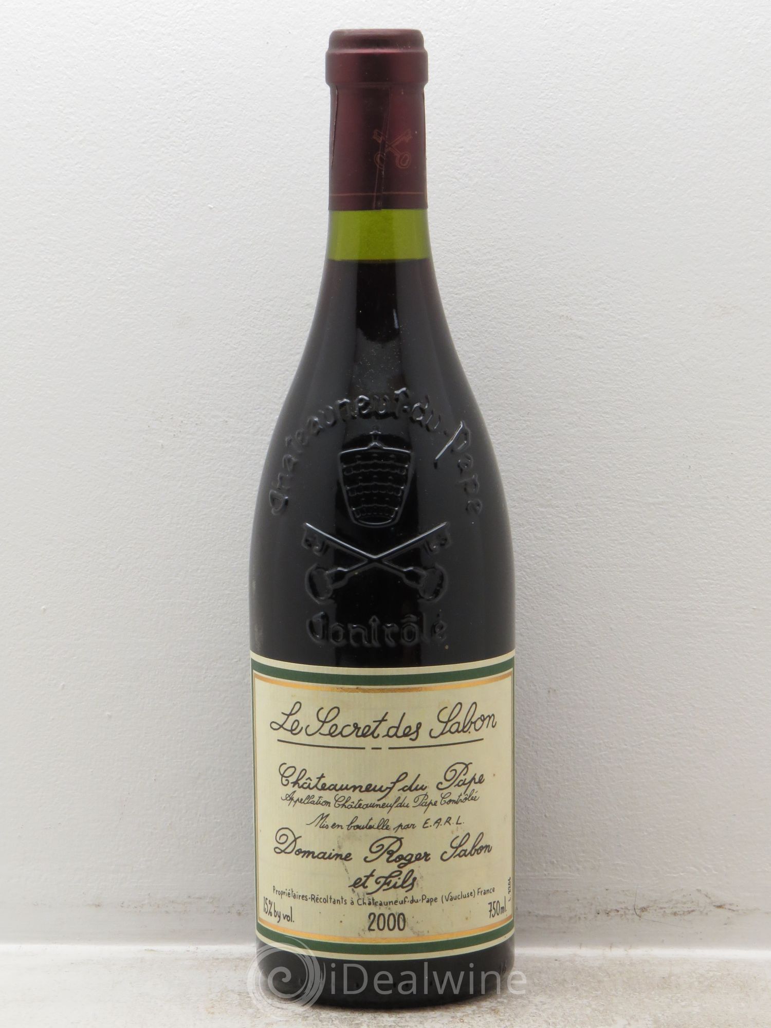 Châteauneuf-du-Pape Le Secret des Sabon Domaine Roger Sabon 2000 - Lot de 1 bouteille - 0