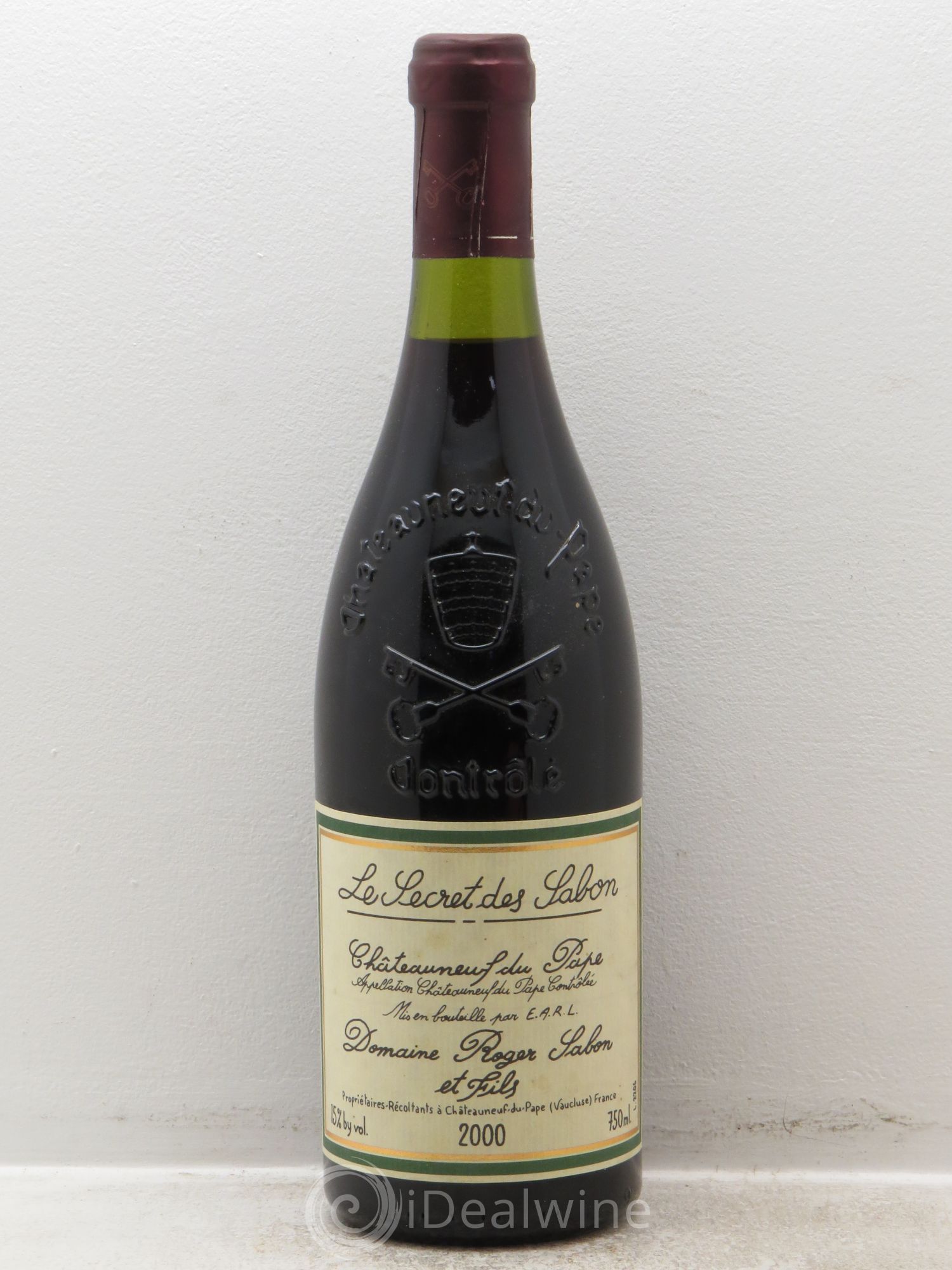 Châteauneuf-du-Pape Le Secret des Sabon Domaine Roger Sabon 2000 - Lot de 1 bouteille - 0