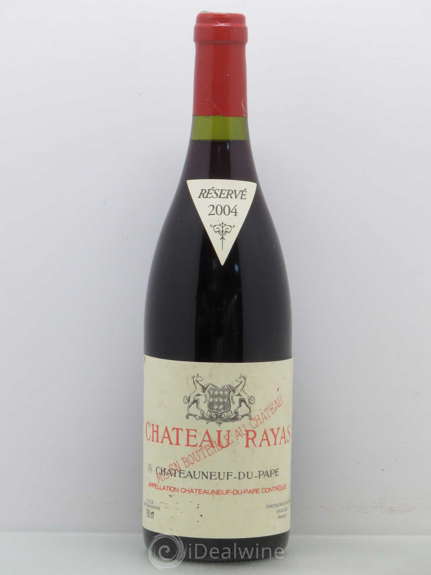 Châteauneuf-du-Pape Château Rayas Emmanuel Reynaud 2004 - Lot de 1 bouteille - 0