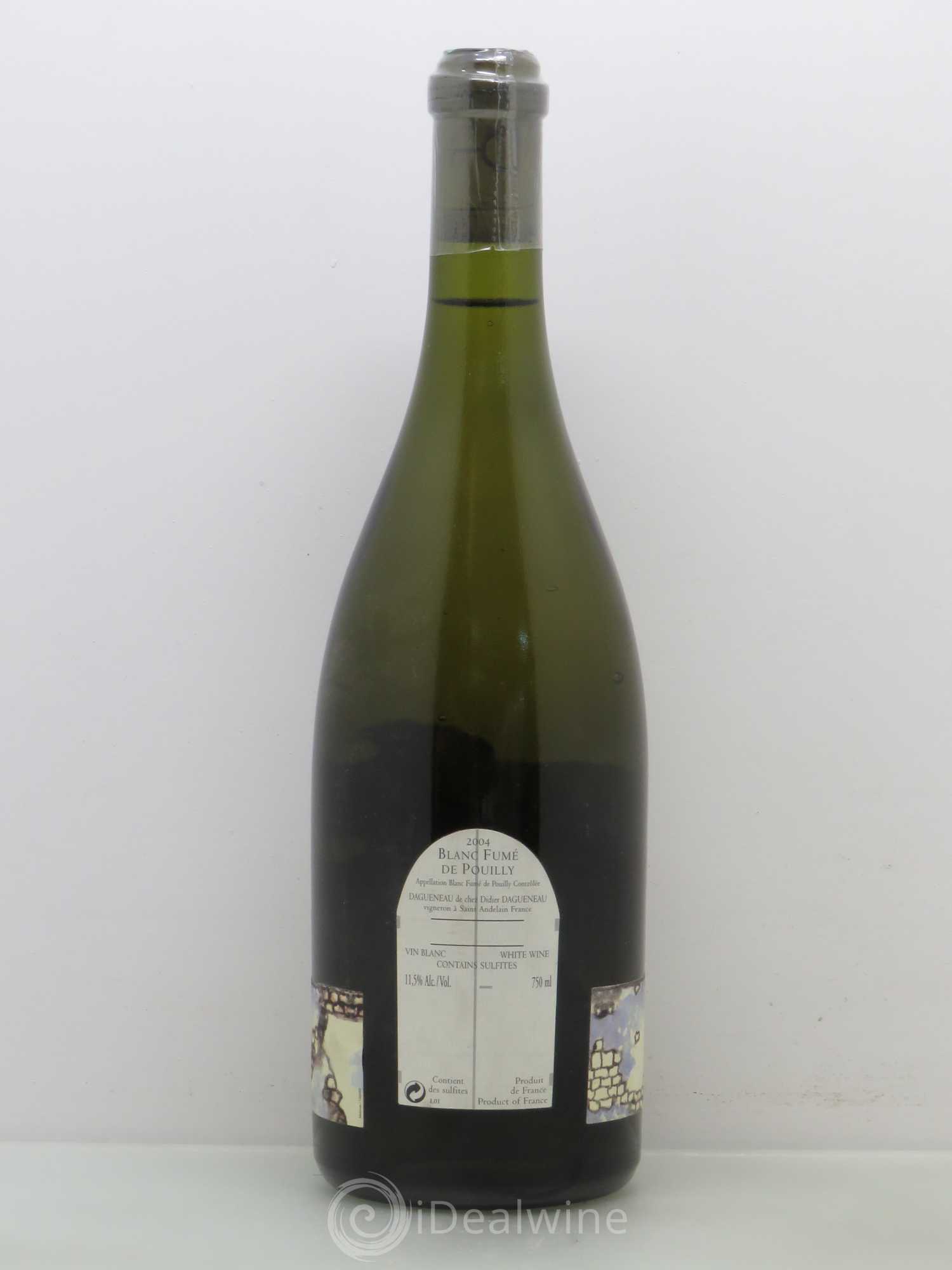 Pouilly-Fumé Clos du Calvaire Dagueneau (Domaine Didier - Louis-Benjamin) 2004 - Lot de 1 bouteille - 1