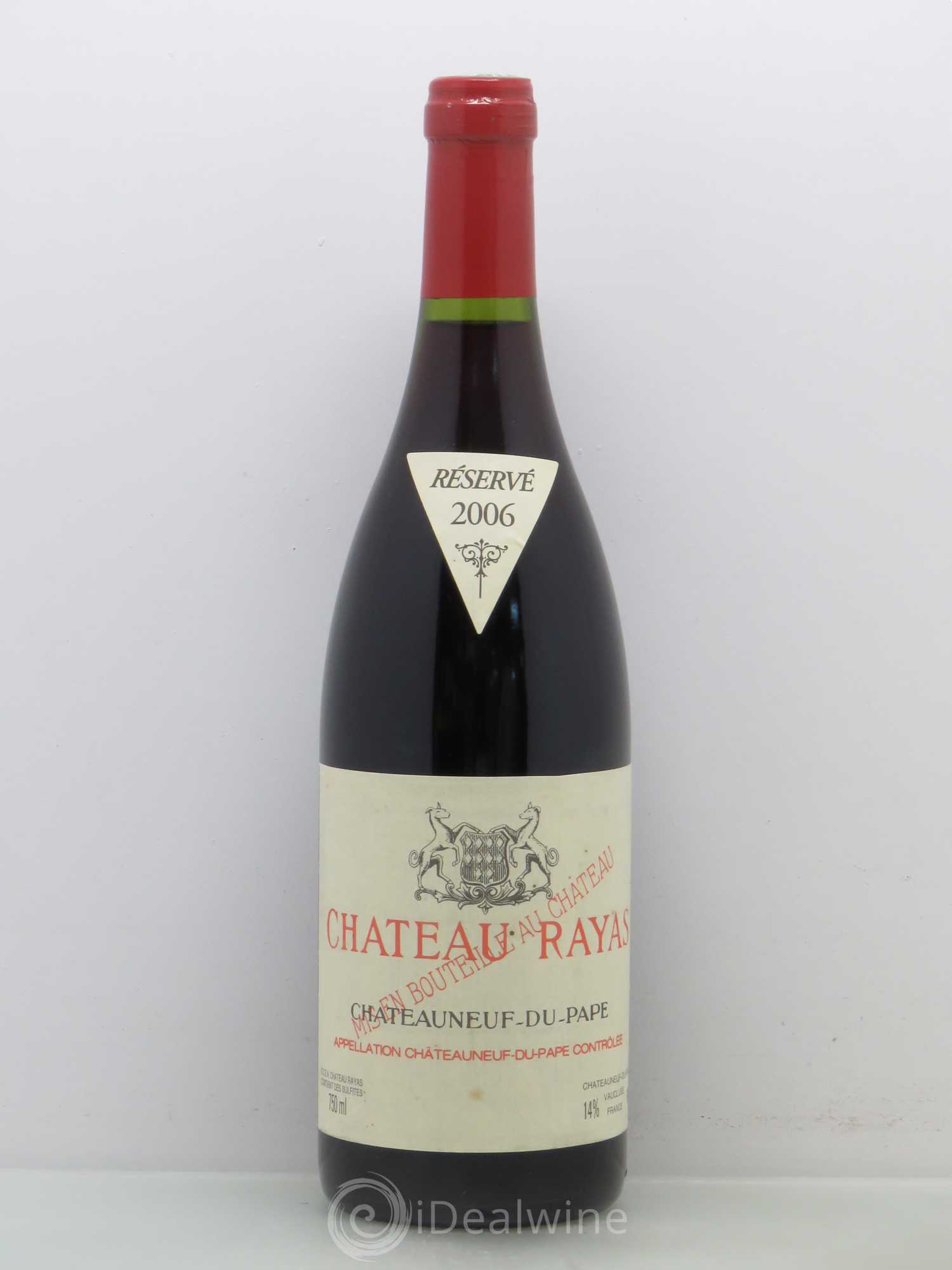 Châteauneuf-du-Pape Château Rayas Emmanuel Reynaud 2006 - Lot de 1 bouteille - 0